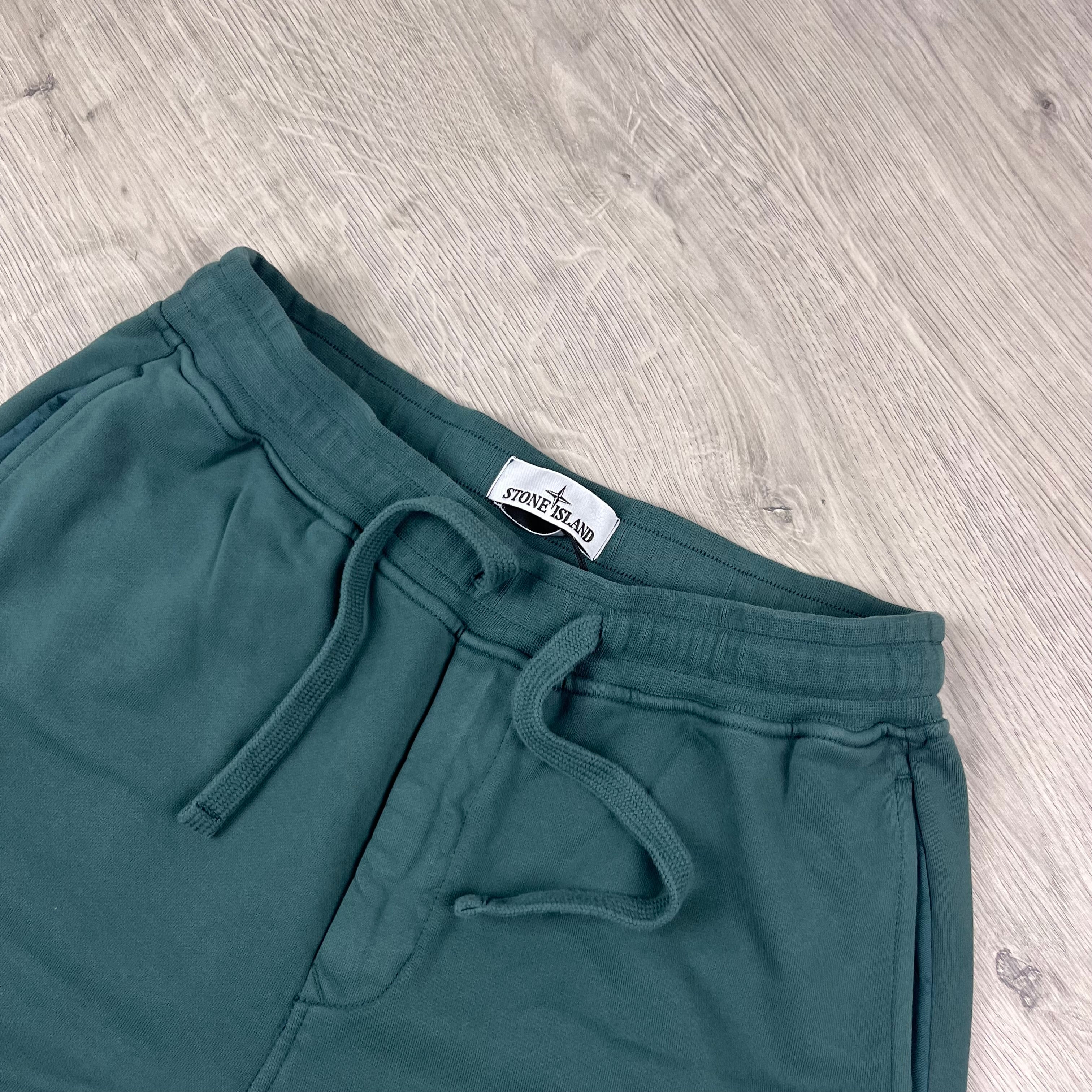Stone Island Jersey Shorts - Bottle Green