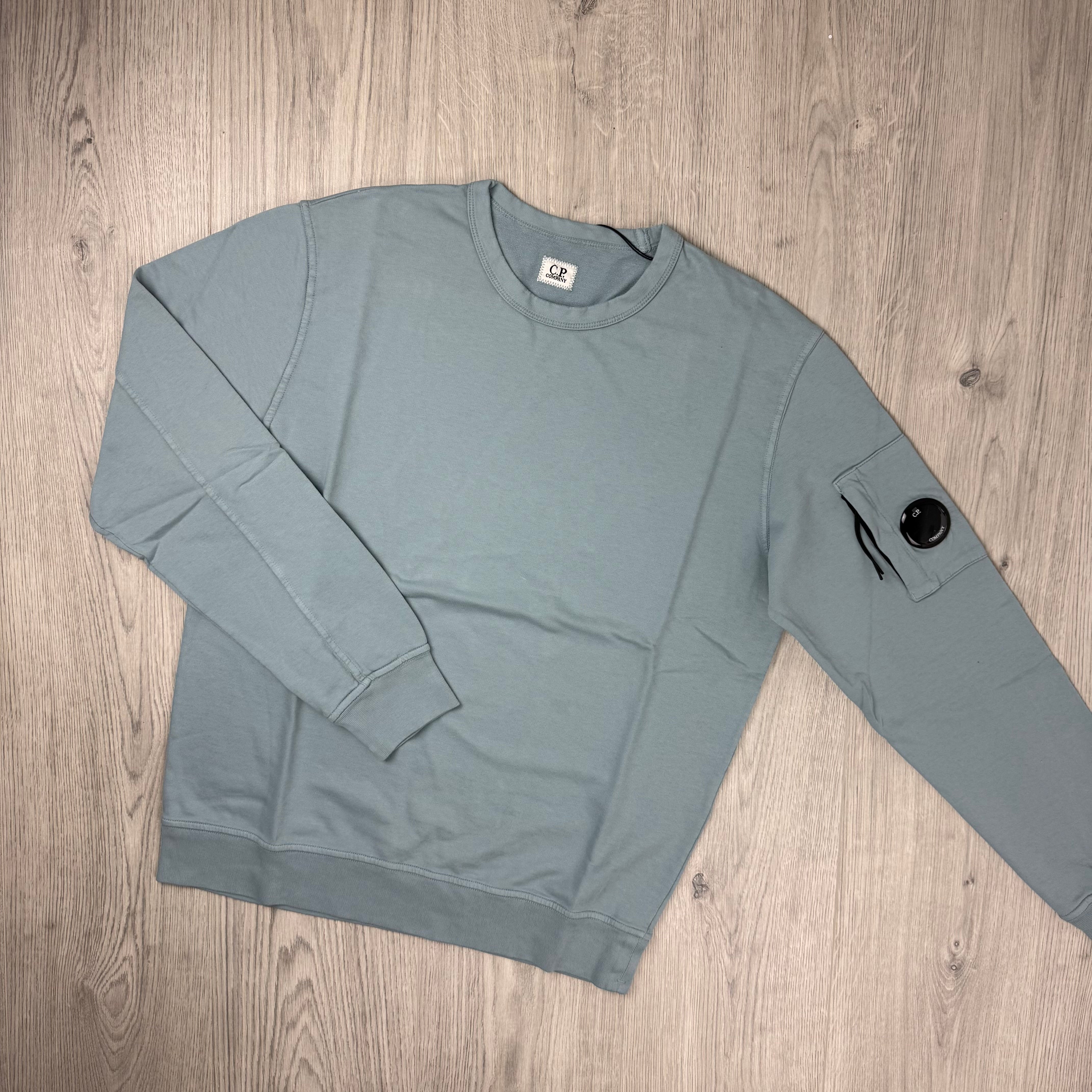 CP Company Light Fleece Sweatshirt - Silver Blue