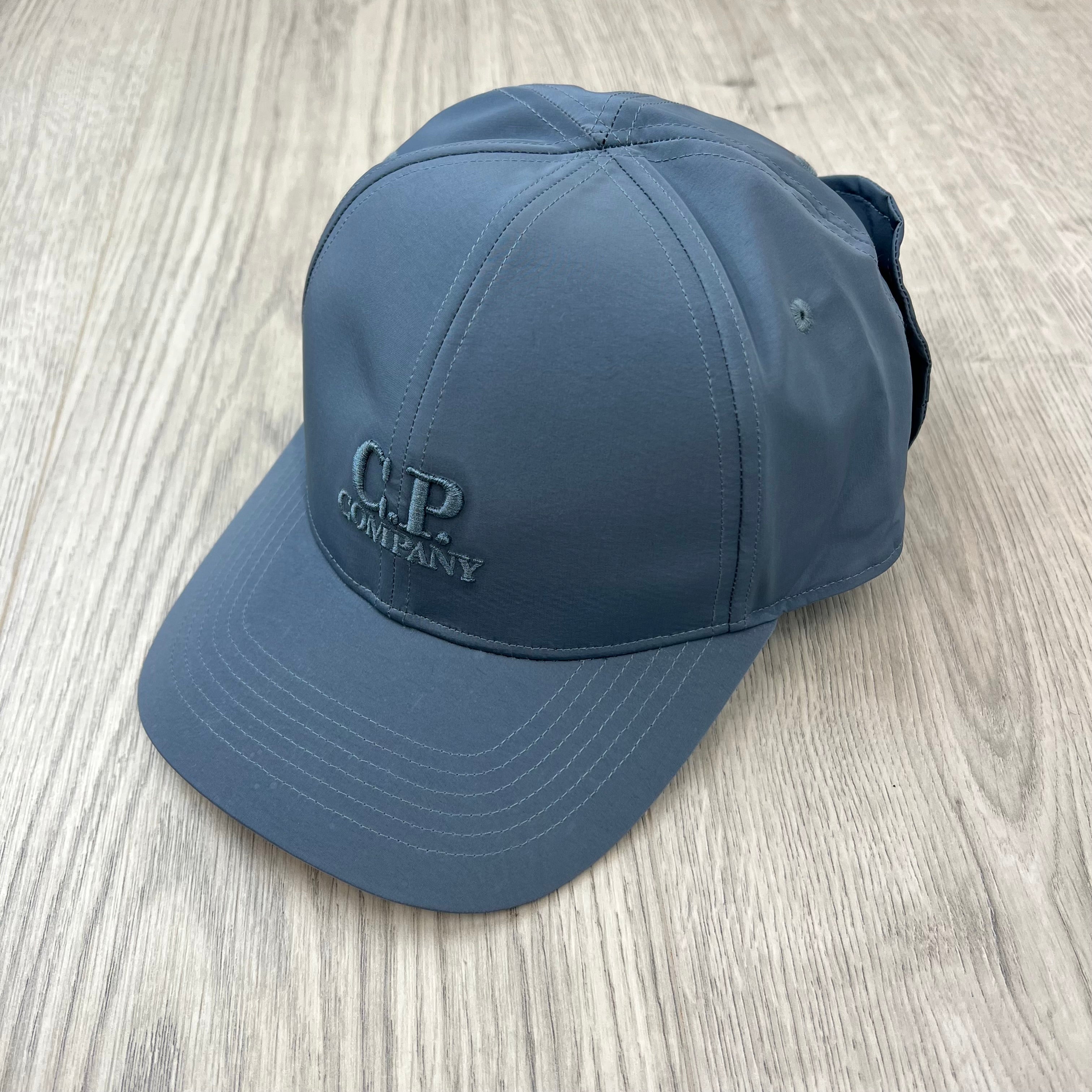 CP Company Goggle Baseball Cap - Orion Blue