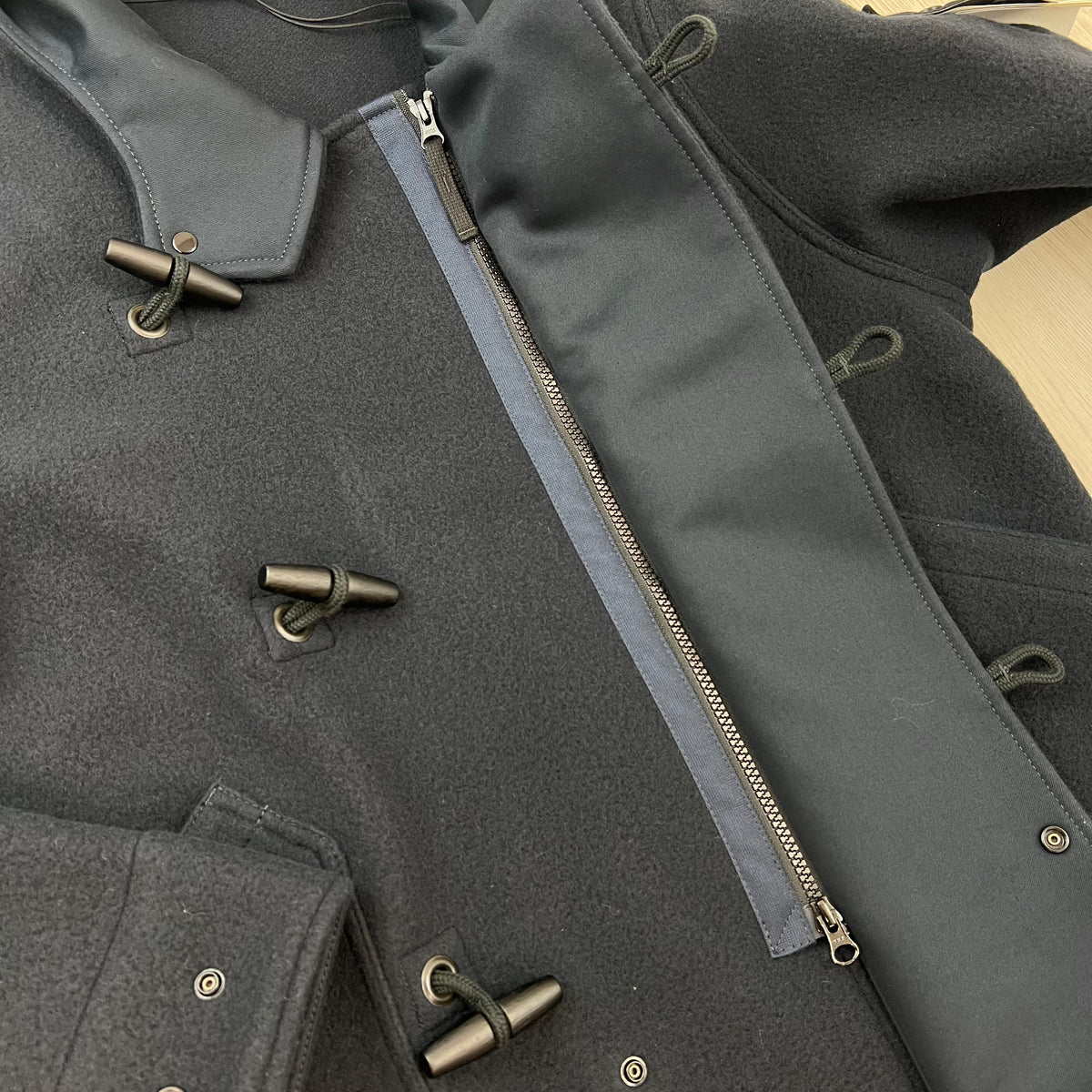 Stone Island Heavy Melton Parka - Navy