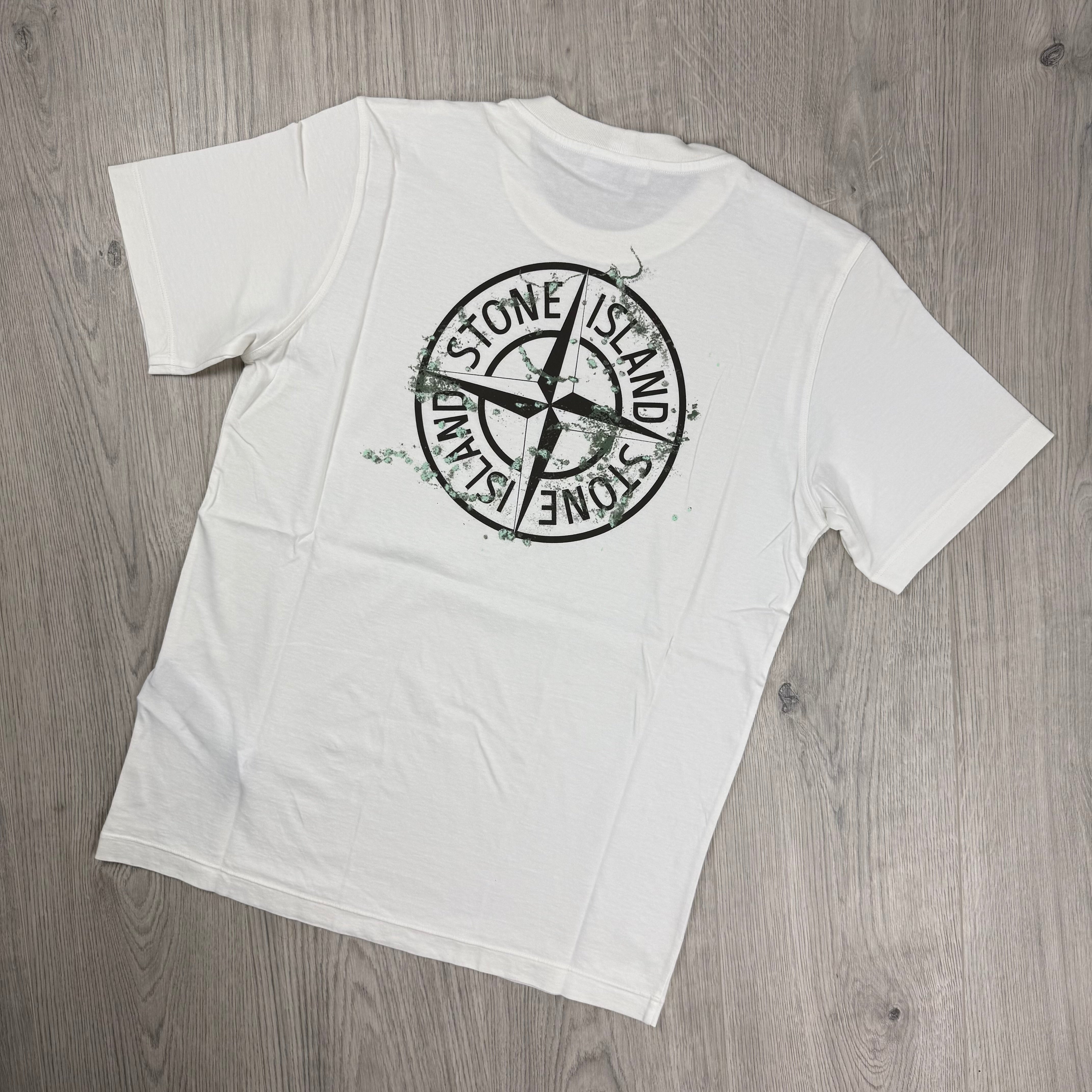 Stone Island Junior Printed T-Shirt - White