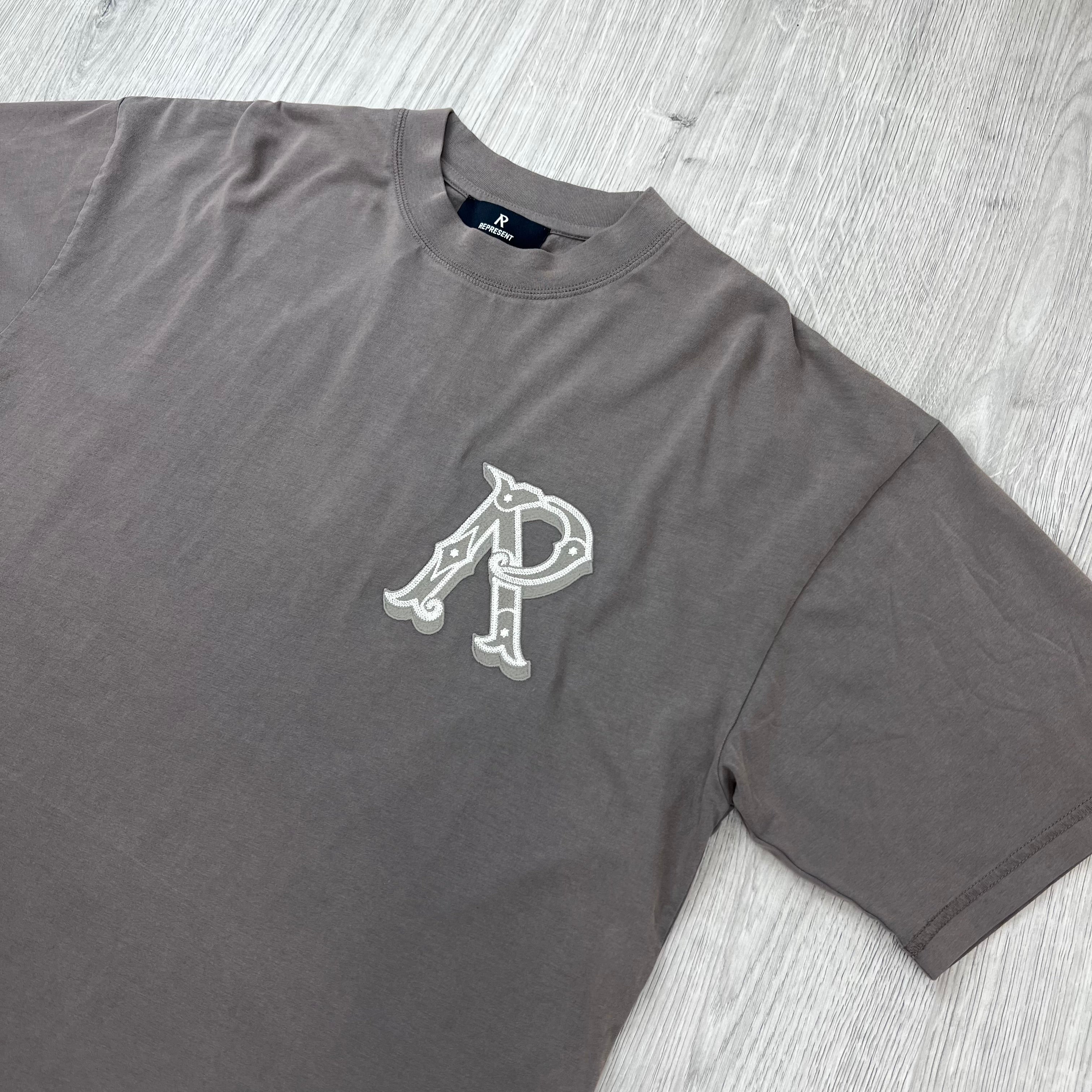 Represent 'Initials' T-Shirt - Dusty Brown