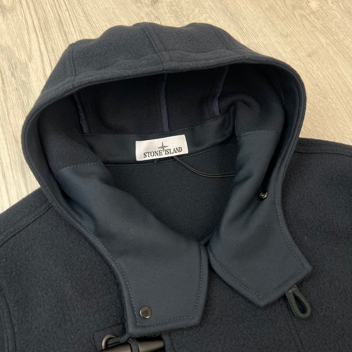 Stone Island Heavy Melton Parka - Navy