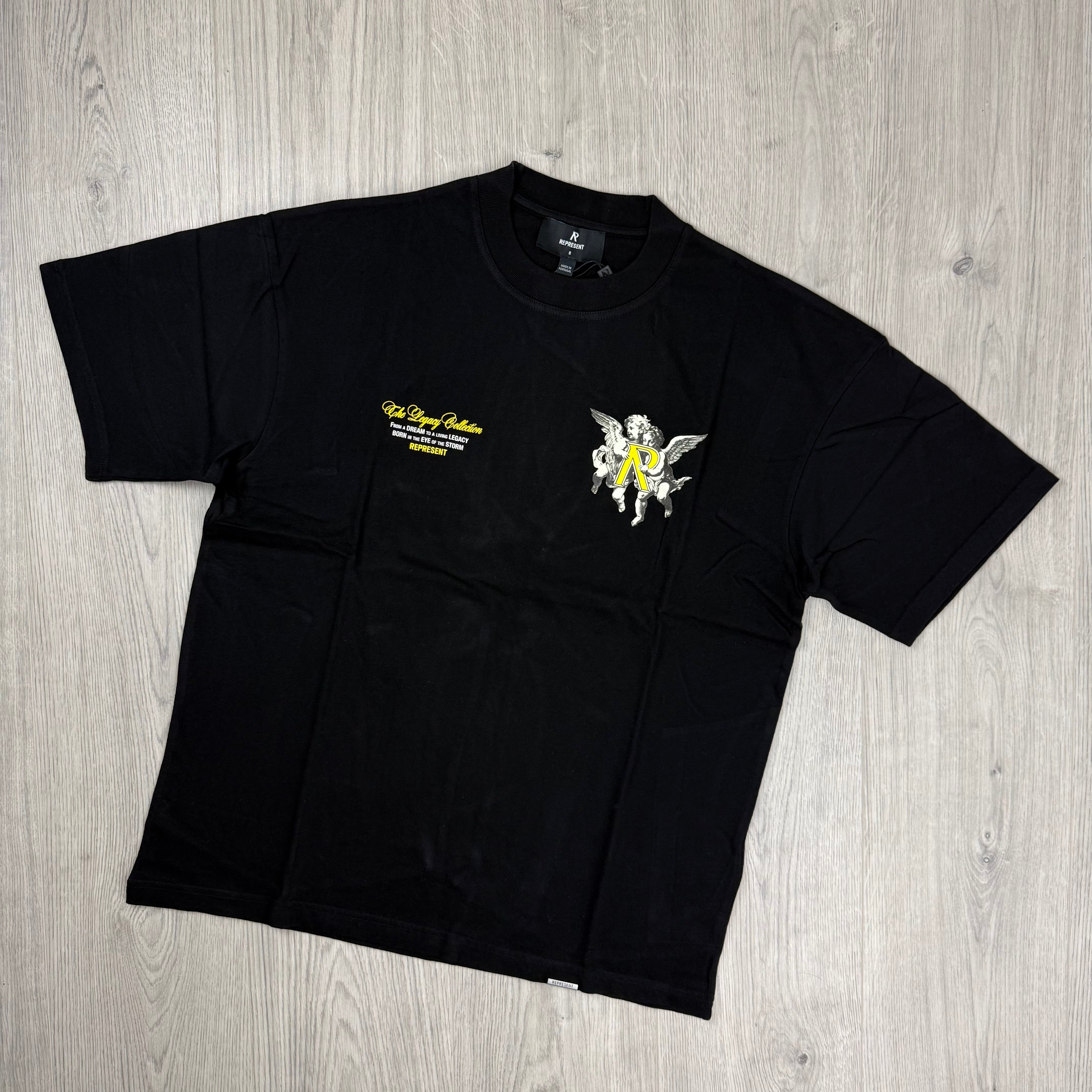 Represent 'Cherub' T-Shirt - Jet Black