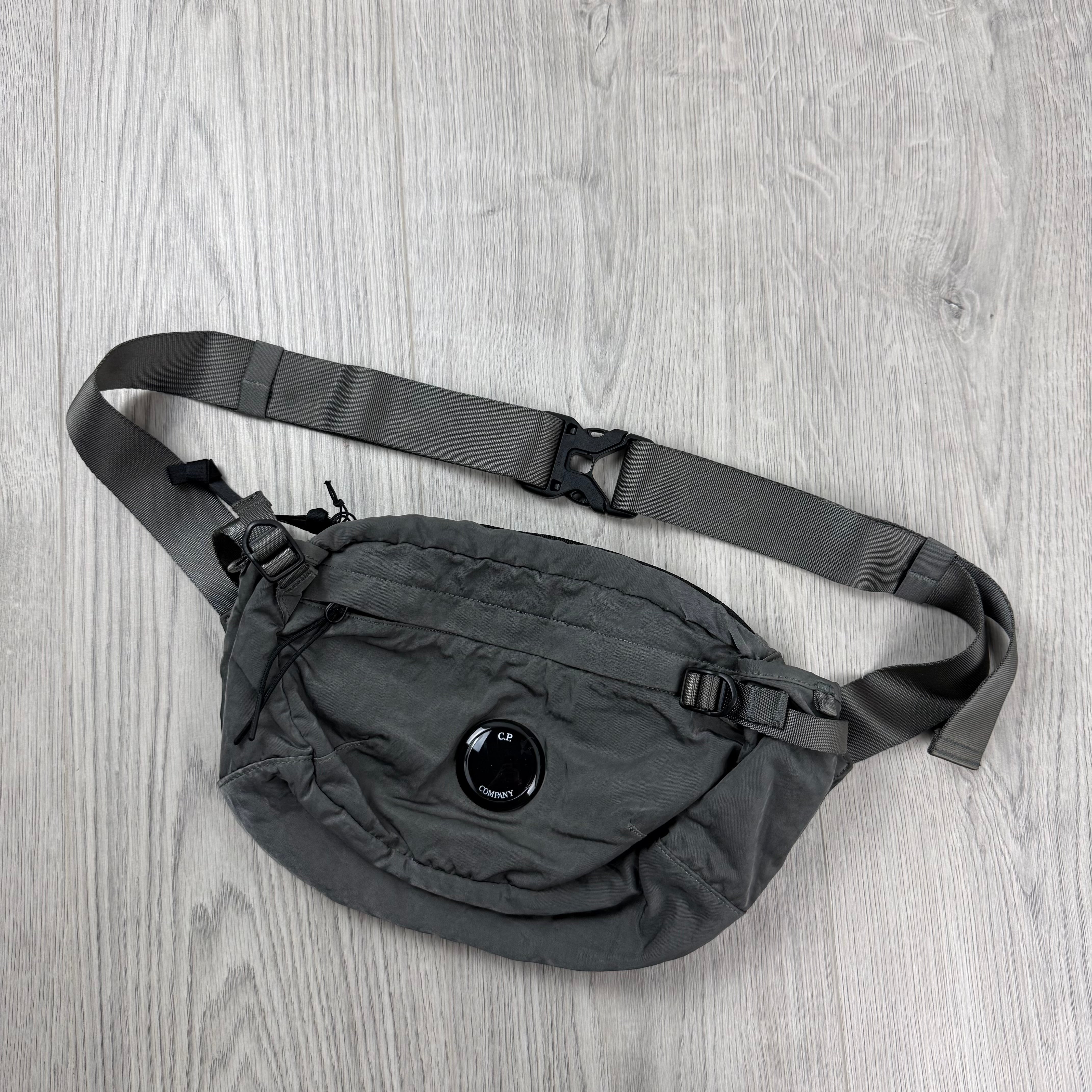 CP Company Zip Chrome Bag - Gunmetal