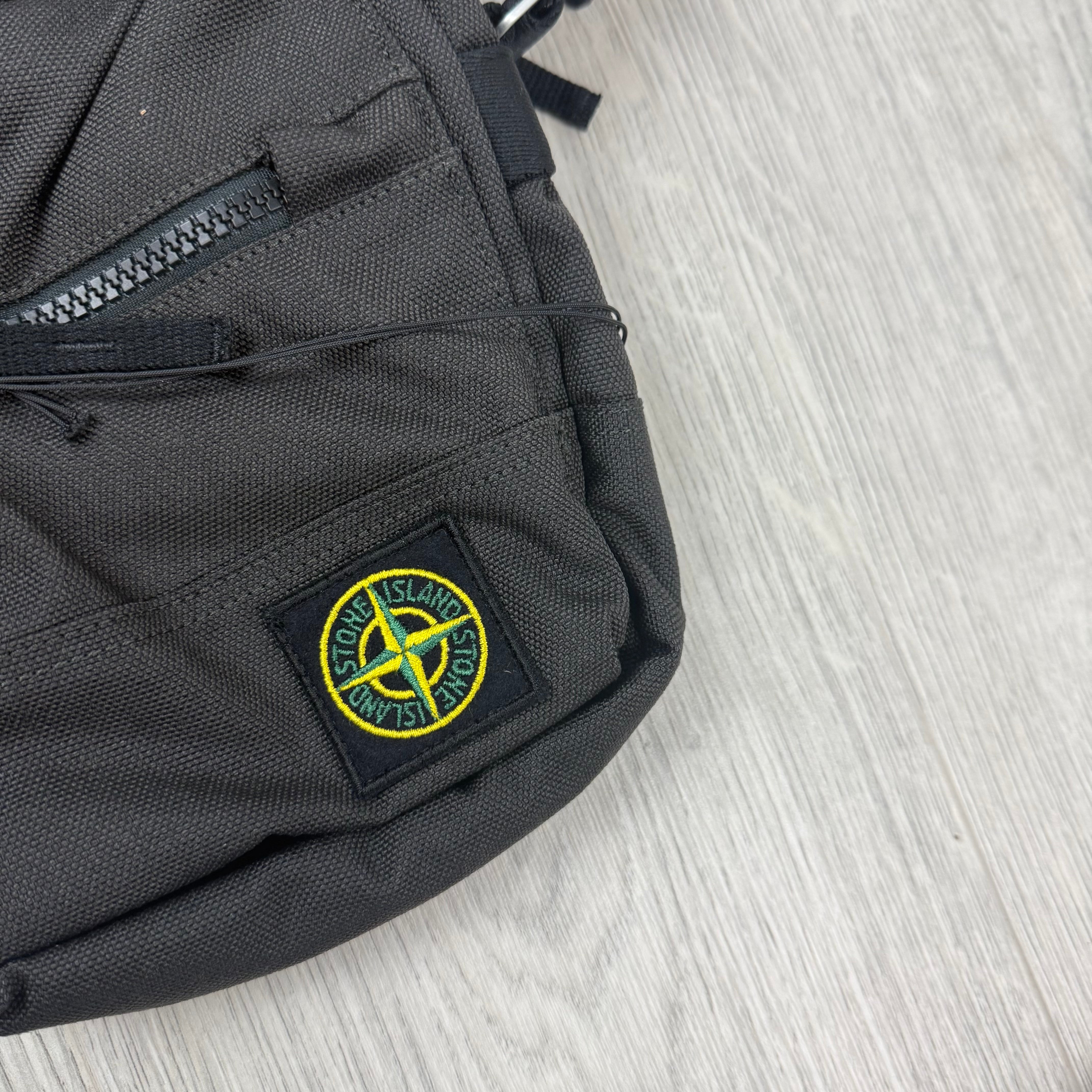 Stone Island CORDURA Messenger Bag - Lead Grey