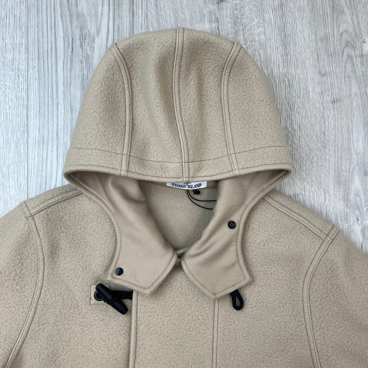 Stone Island Heavy Melton Parka - Biscuit