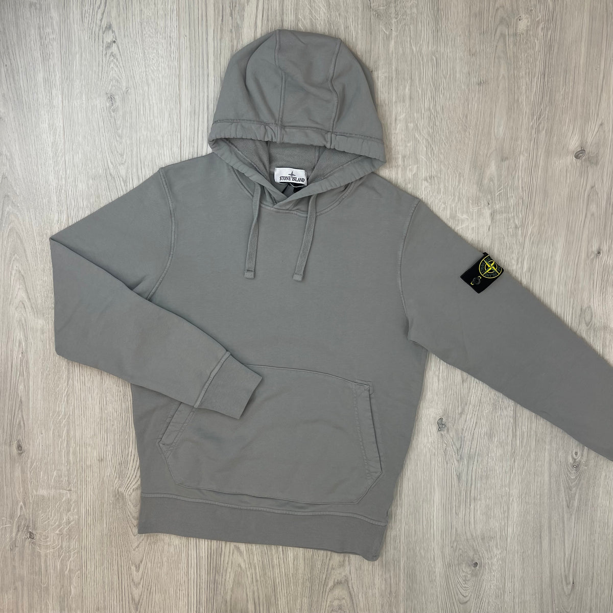 Stone Island Dyed Hoodie - Grey