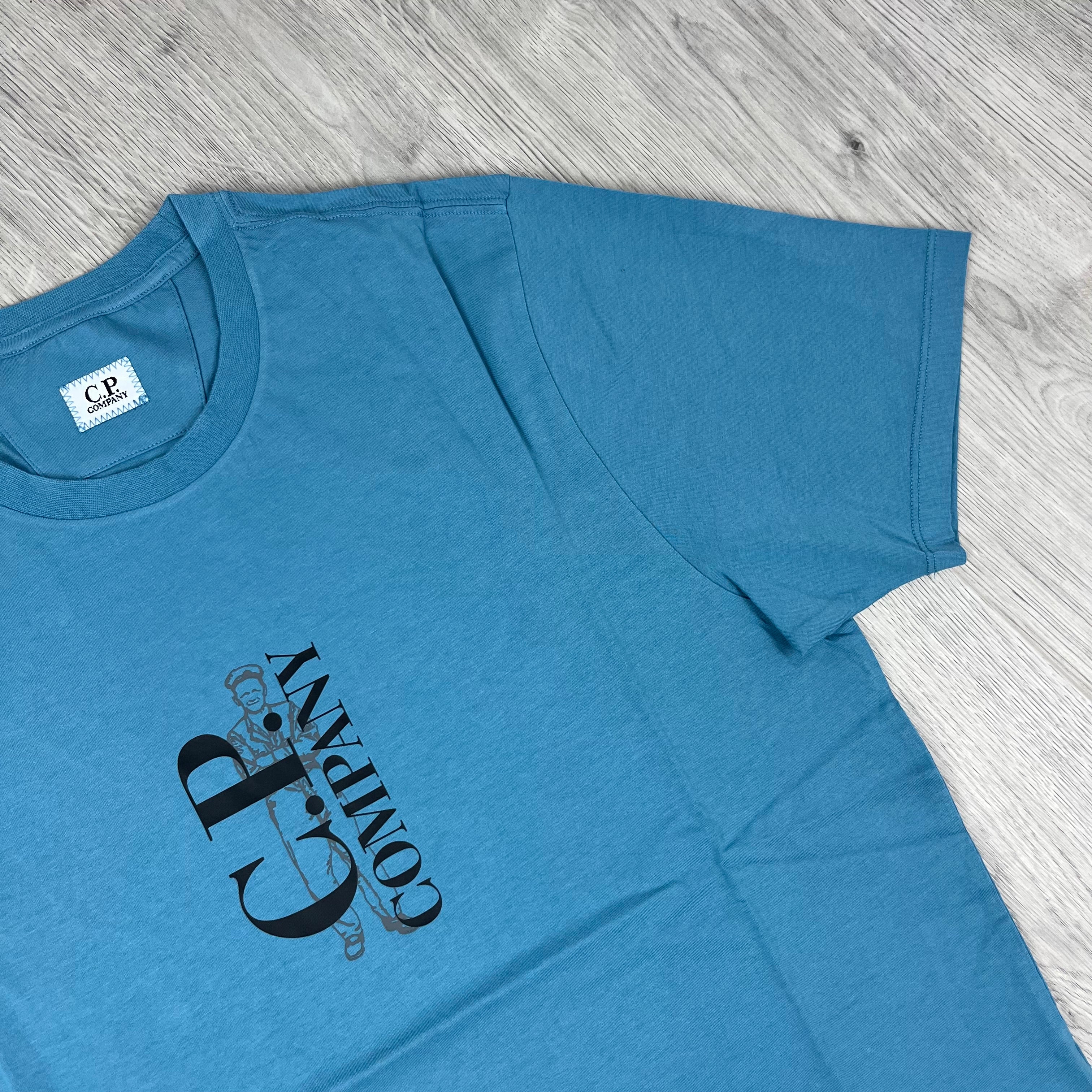 CP Company Sailor T-Shirt - Aegean Blue