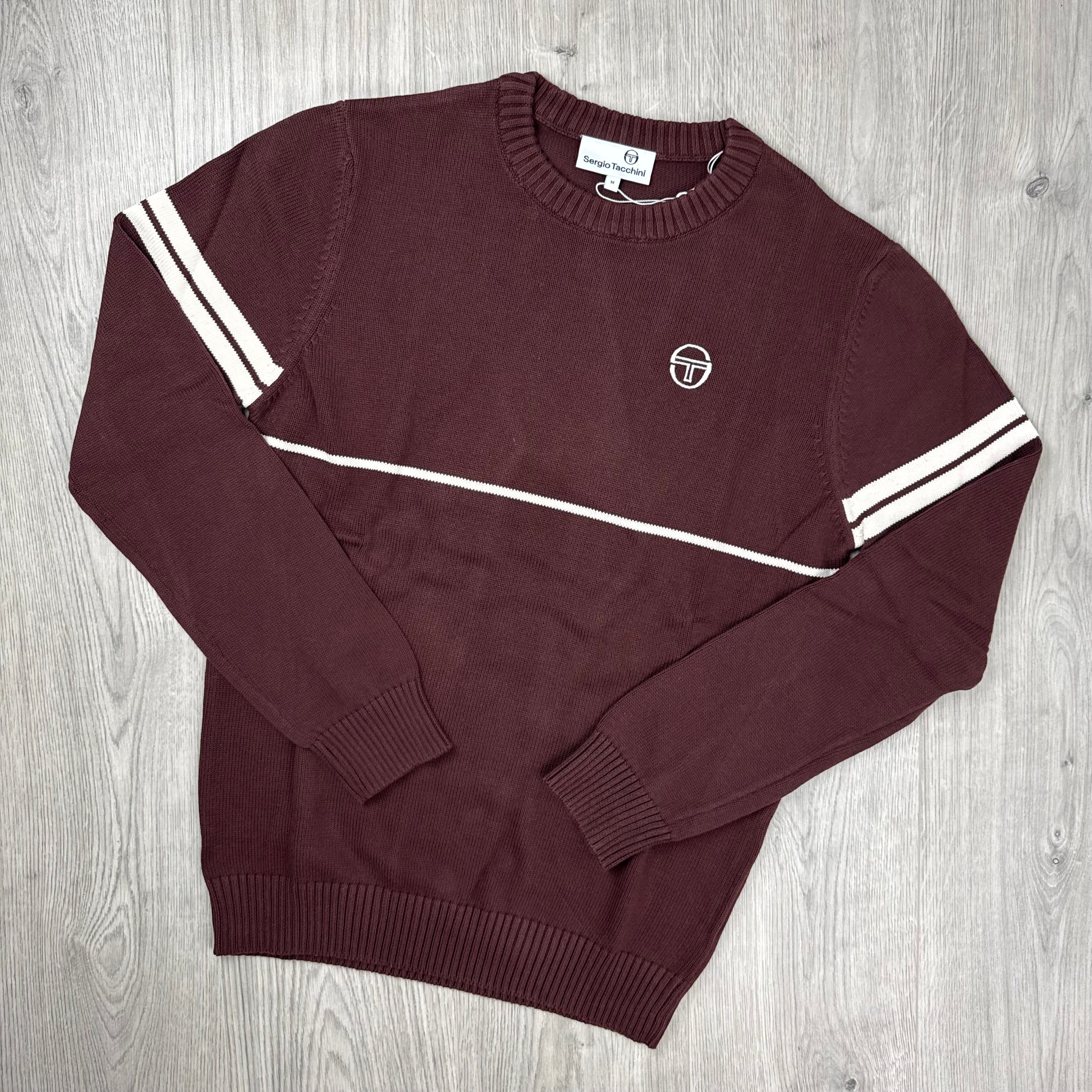 Sergio Tacchini 'Orion' Knit Sweatshirt - Bitter Chocolate
