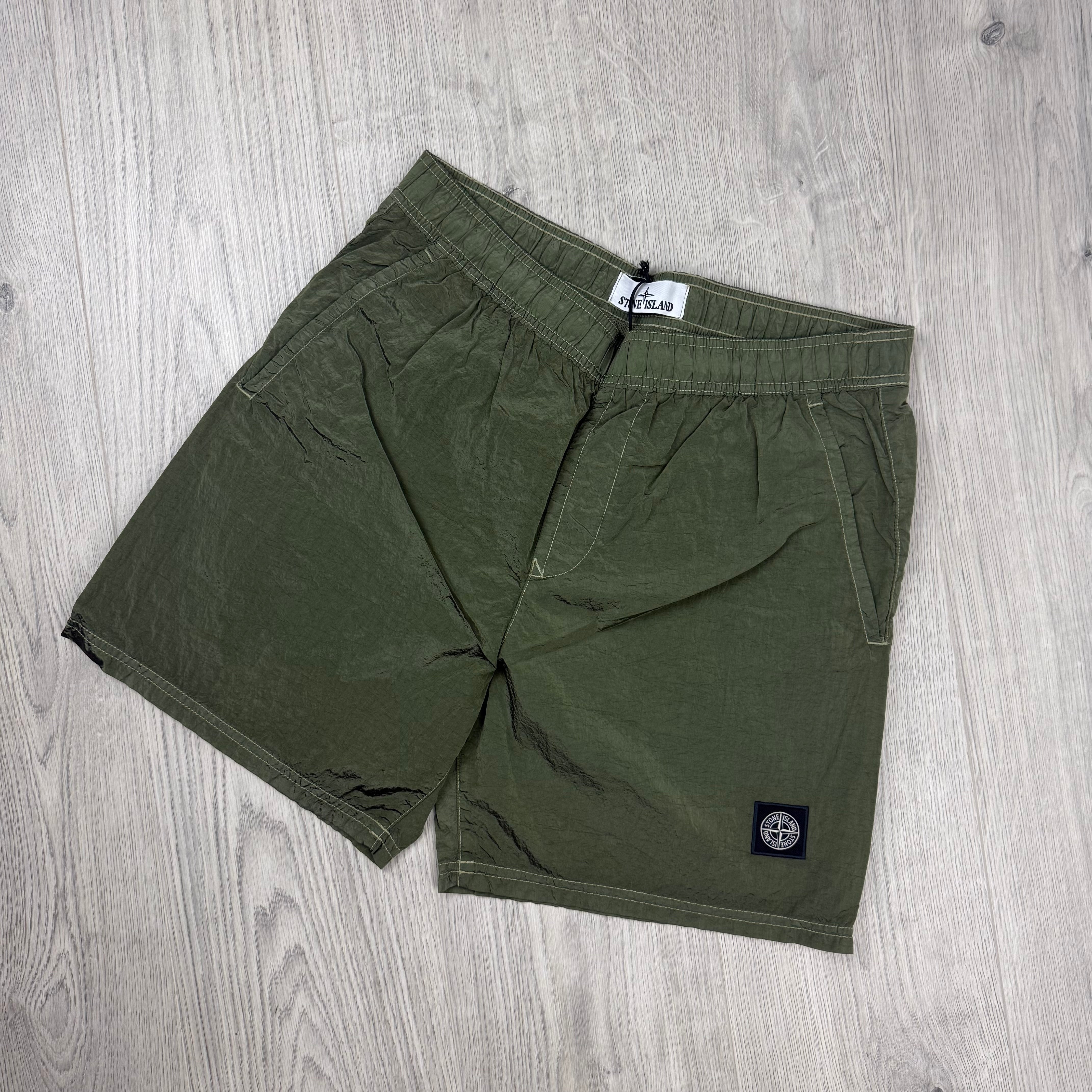 Stone Island Swim Shorts - Military