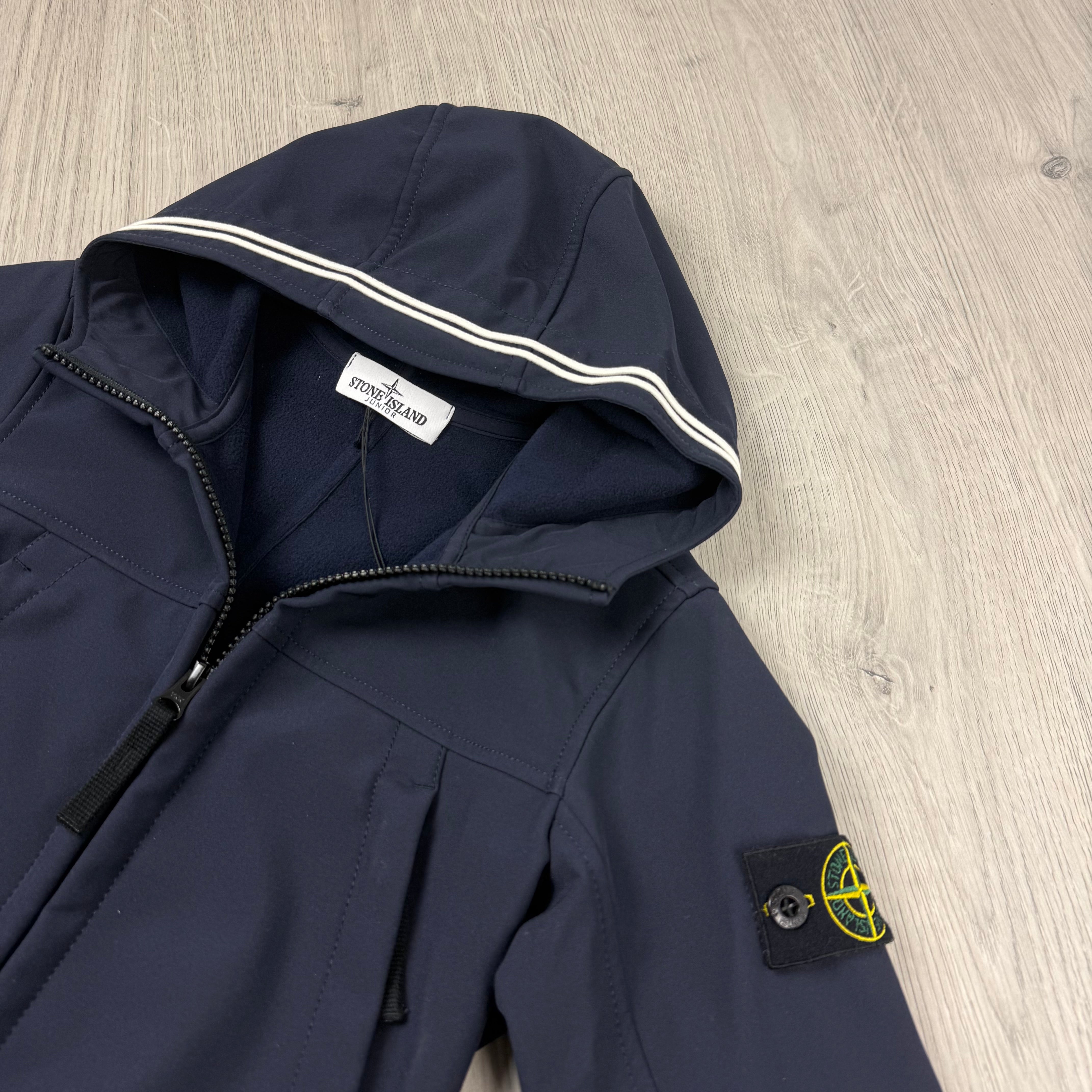 Stone Island Junior Shell Jacket - Navy