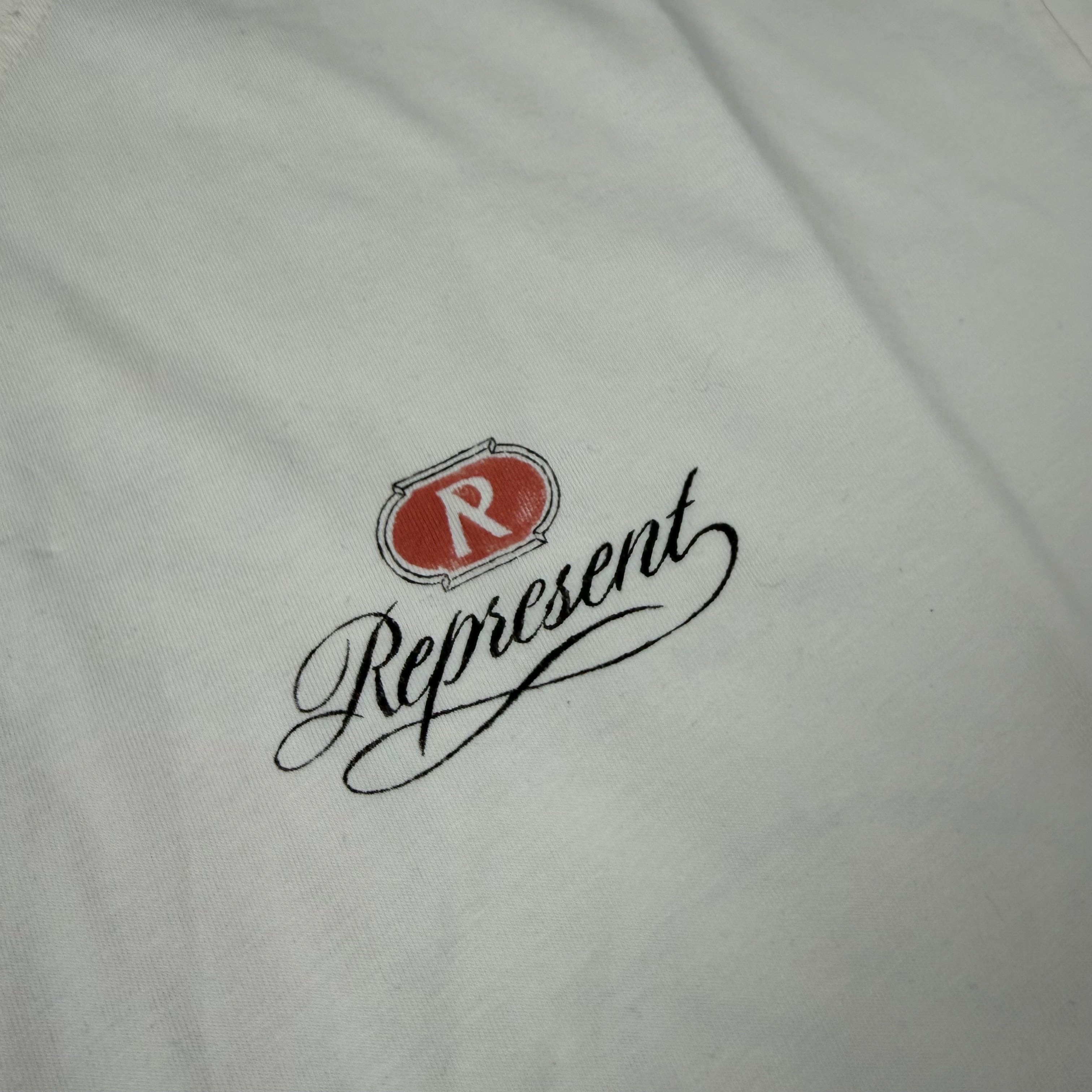 Represent 'Grand Vintage' T-Shirt -  Aged White