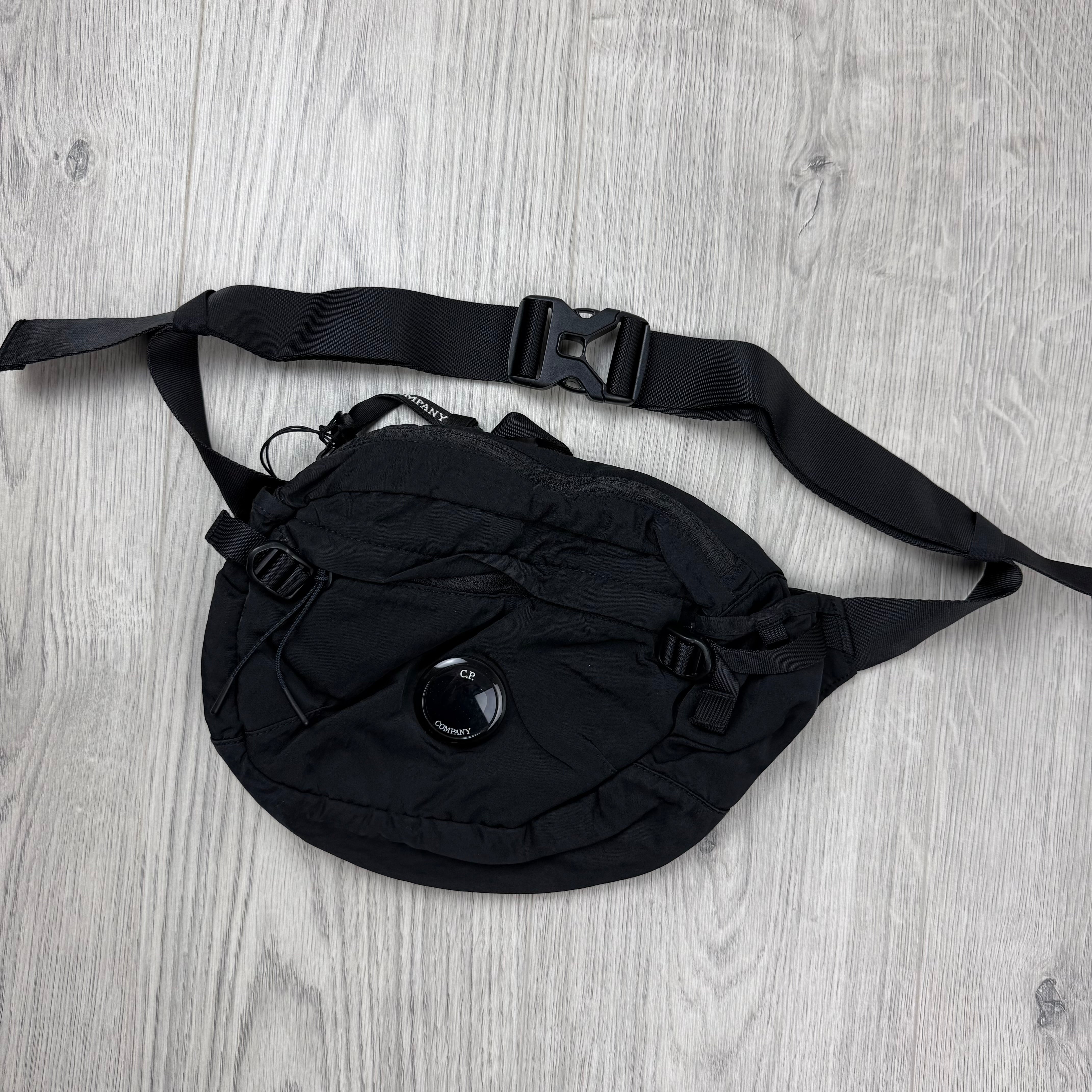 CP Company Zip Chrome Bag - Black