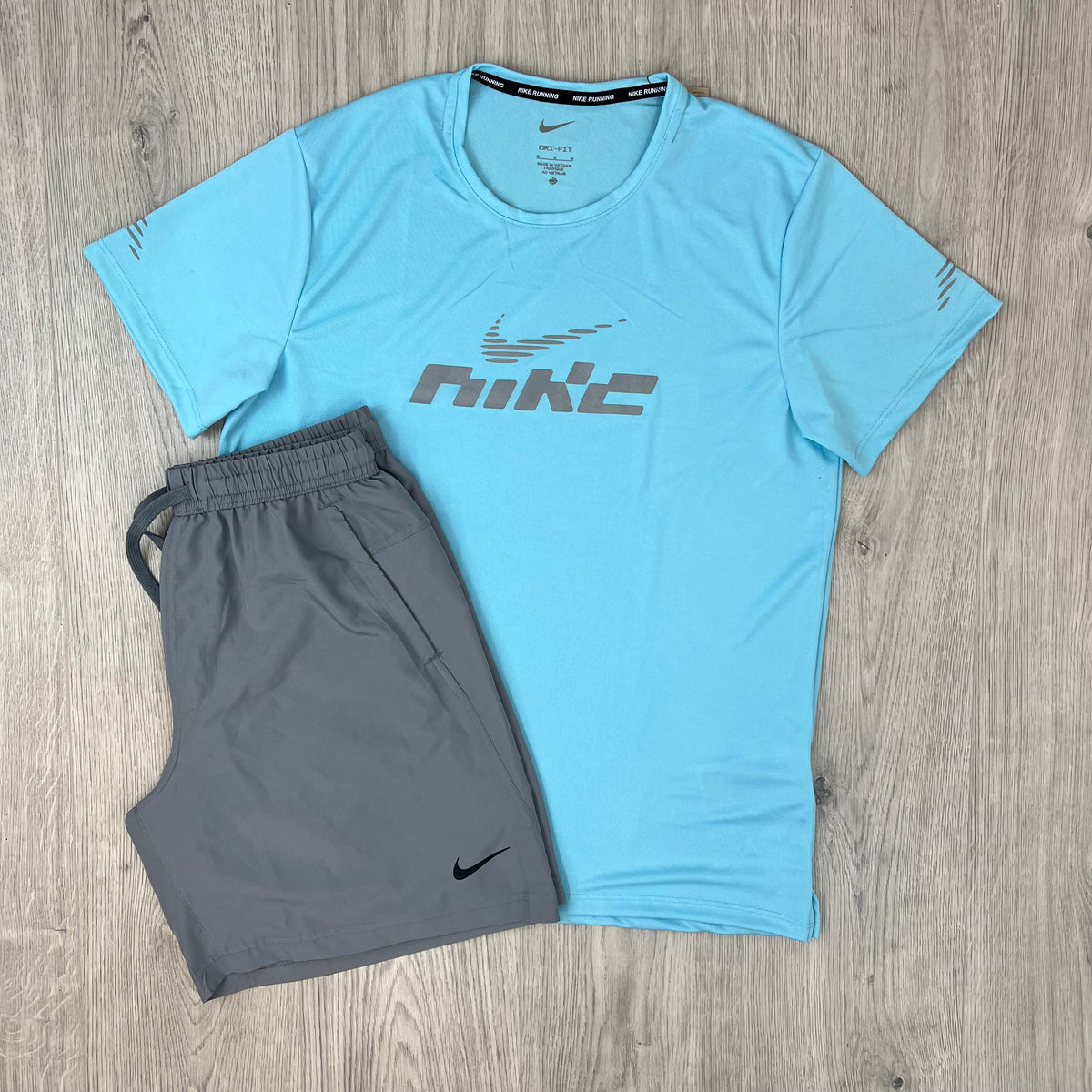 Nike 'Miler' Flash Set - Blue/Grey