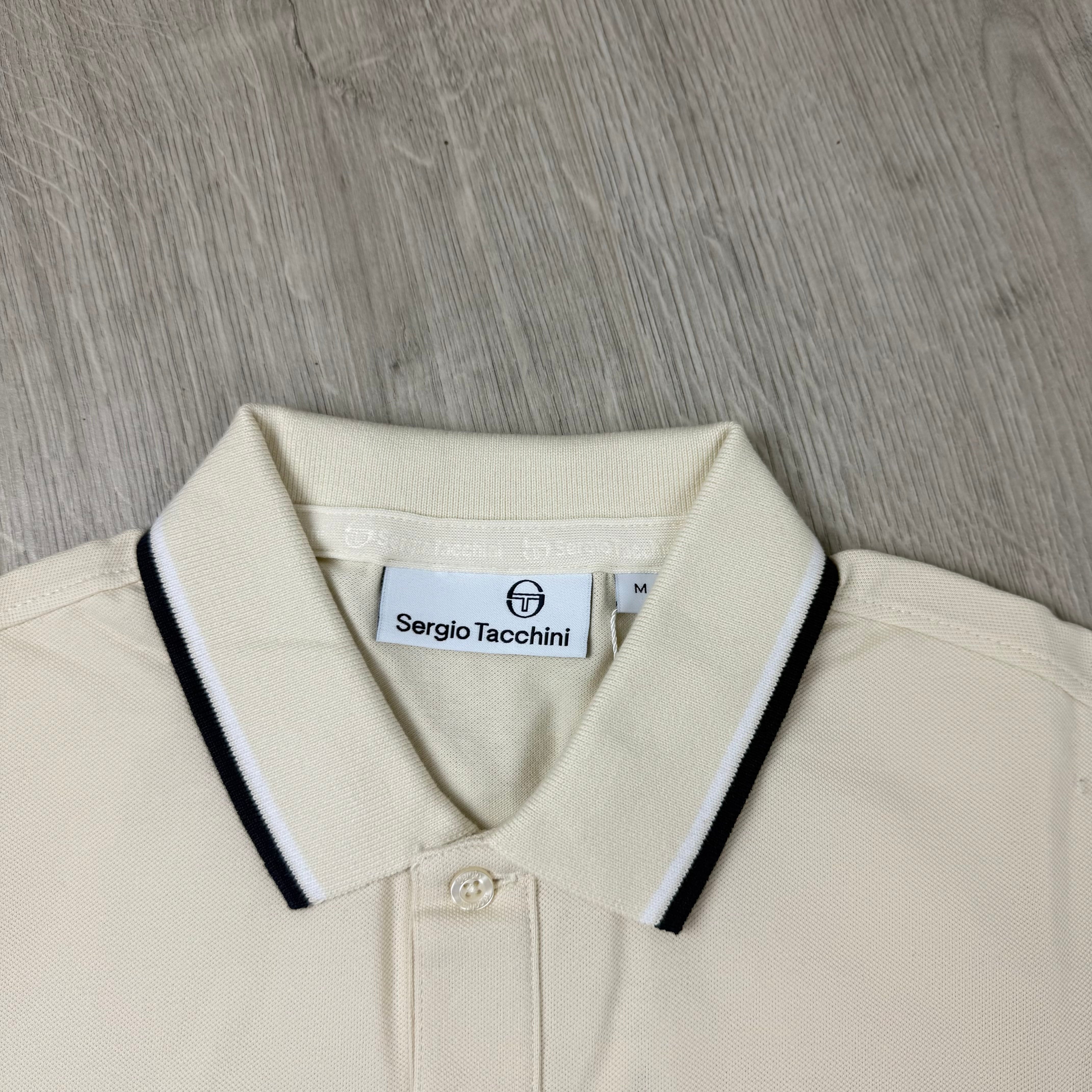 Sergio Tacchini 'Reed Co' Polo Shirt - Pearled Ivory