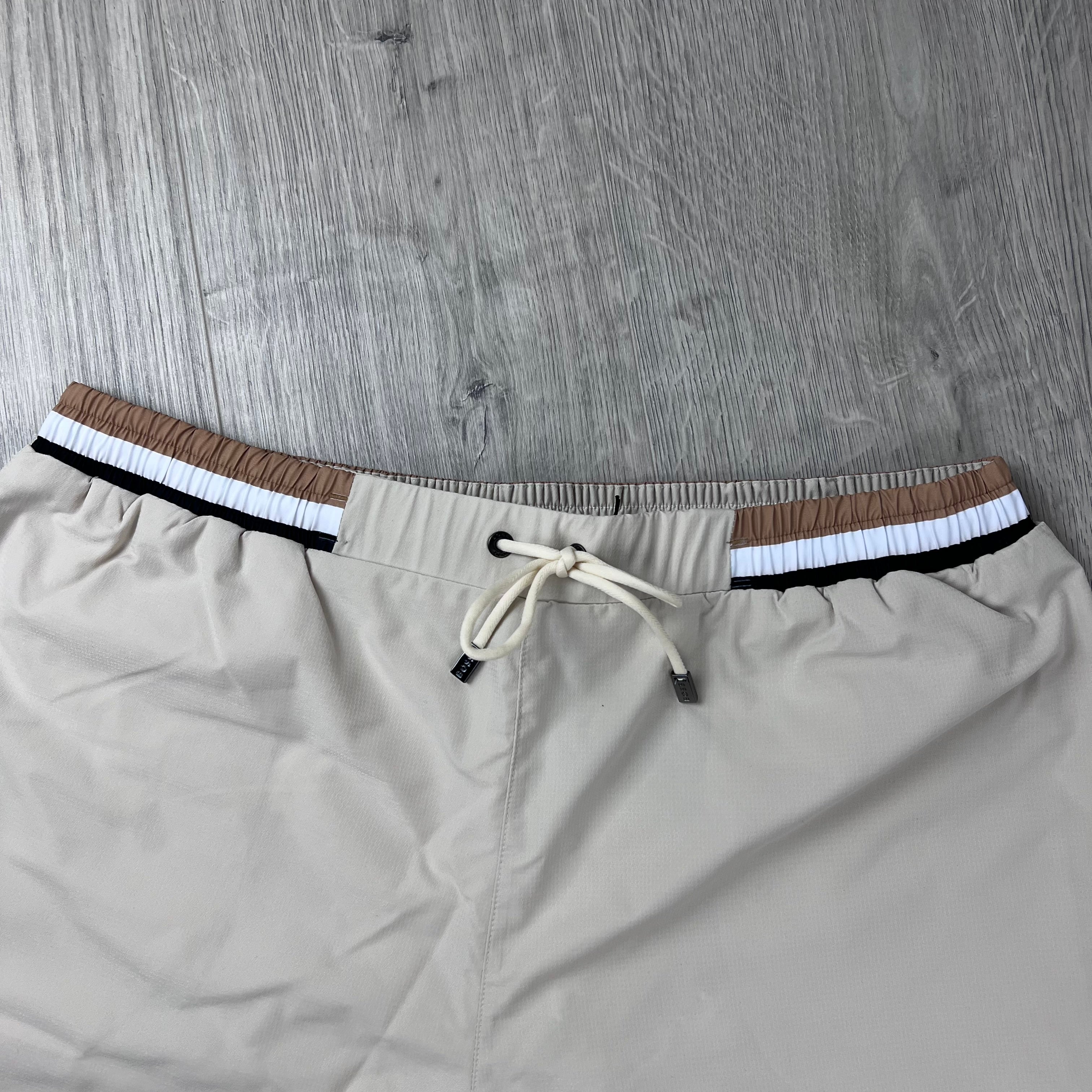 Hugo Boss Swim Shorts - Cream