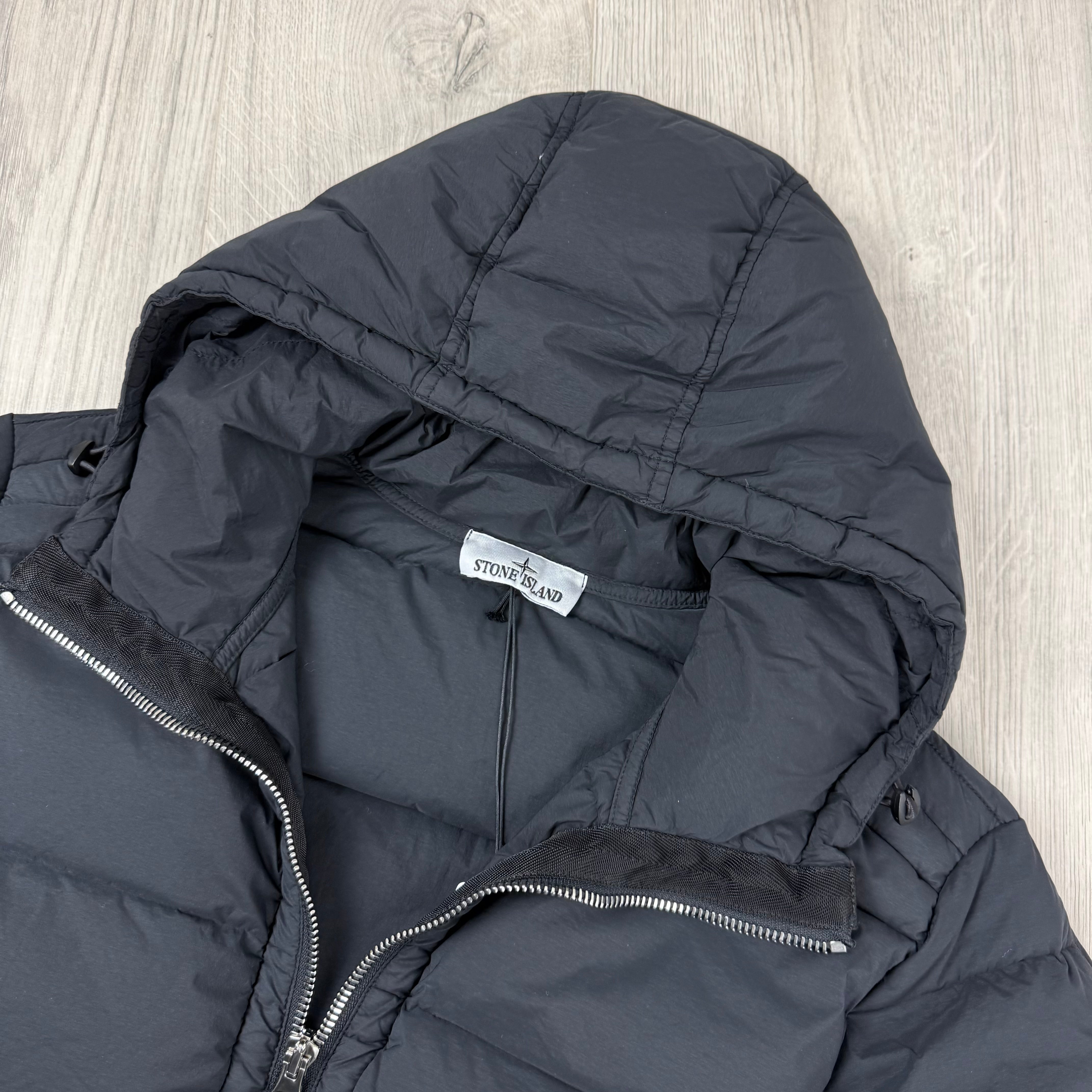 Stone Island Nylon Down Jacket - Black