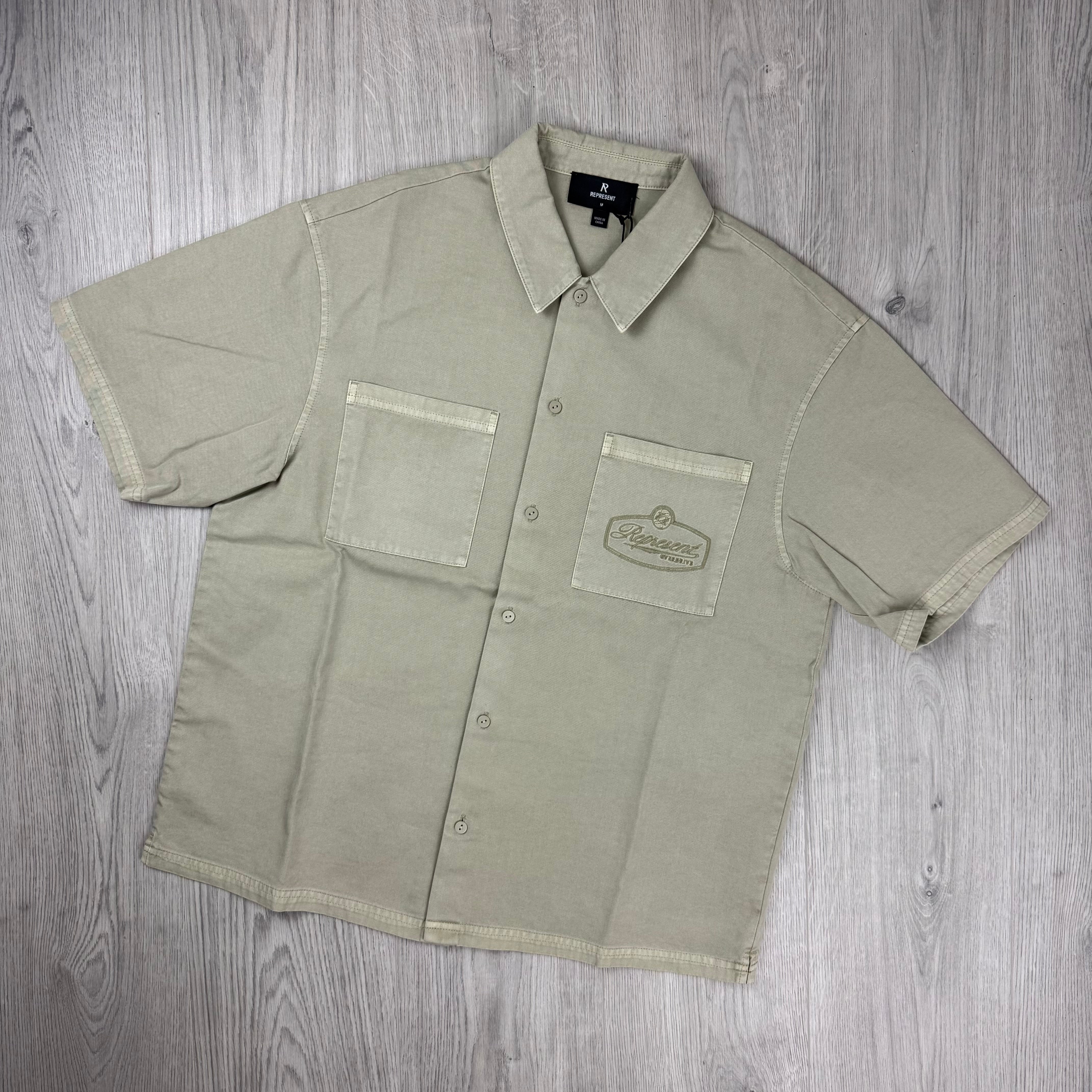Represent Cotton Overshirt - Beige