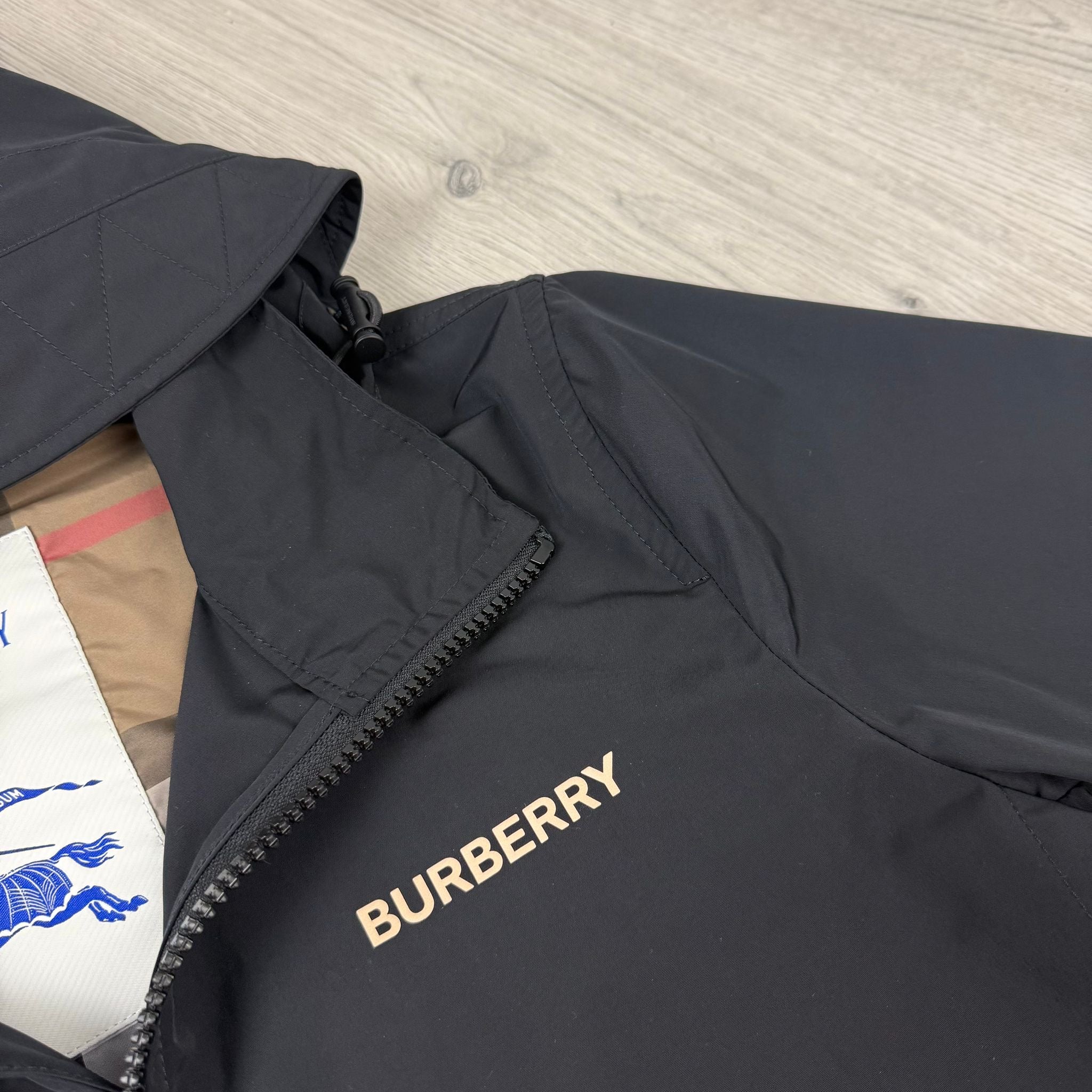 Burberry 'Hargrave' Rain Jacket - Black