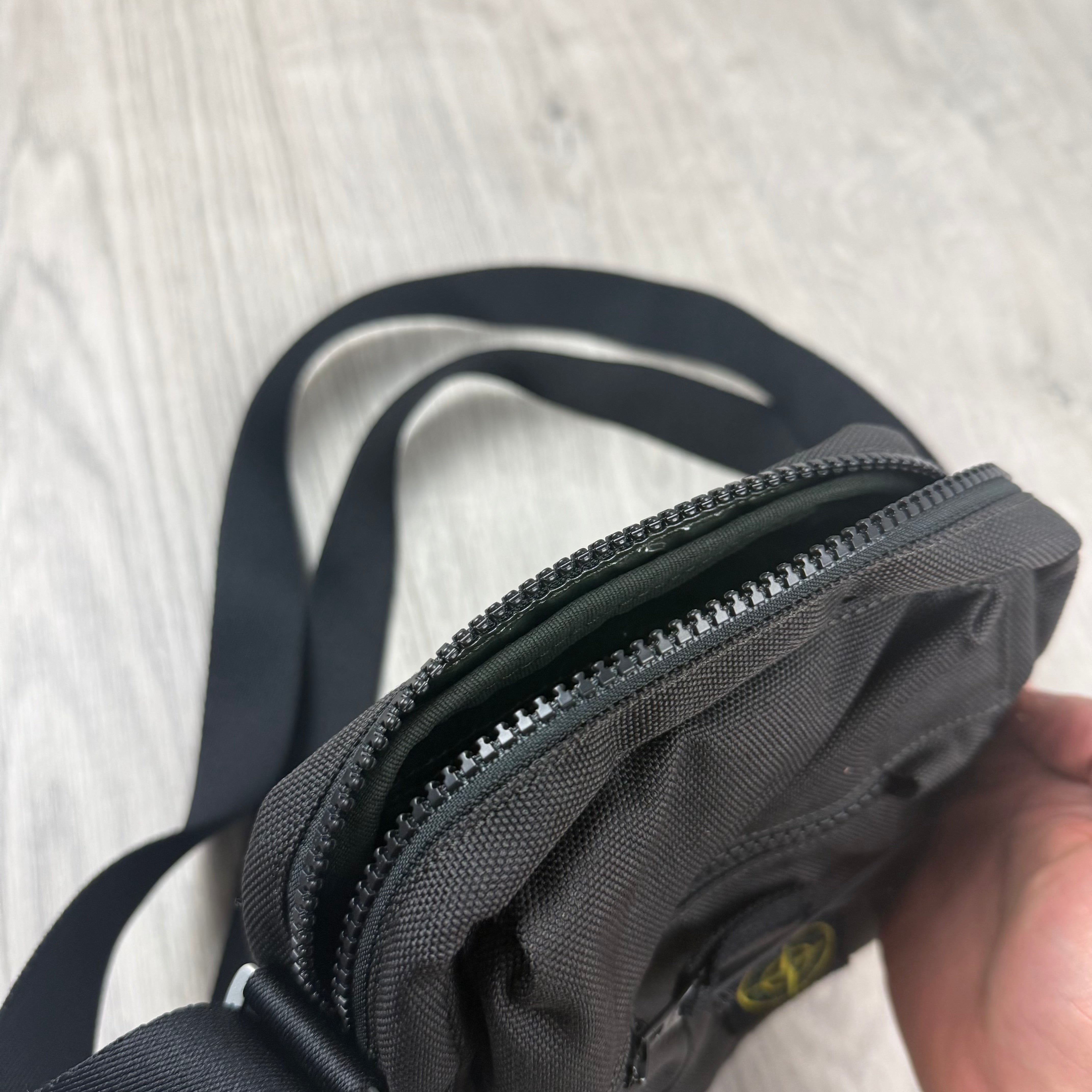 Stone Island CORDURA Messenger Bag - Lead Grey