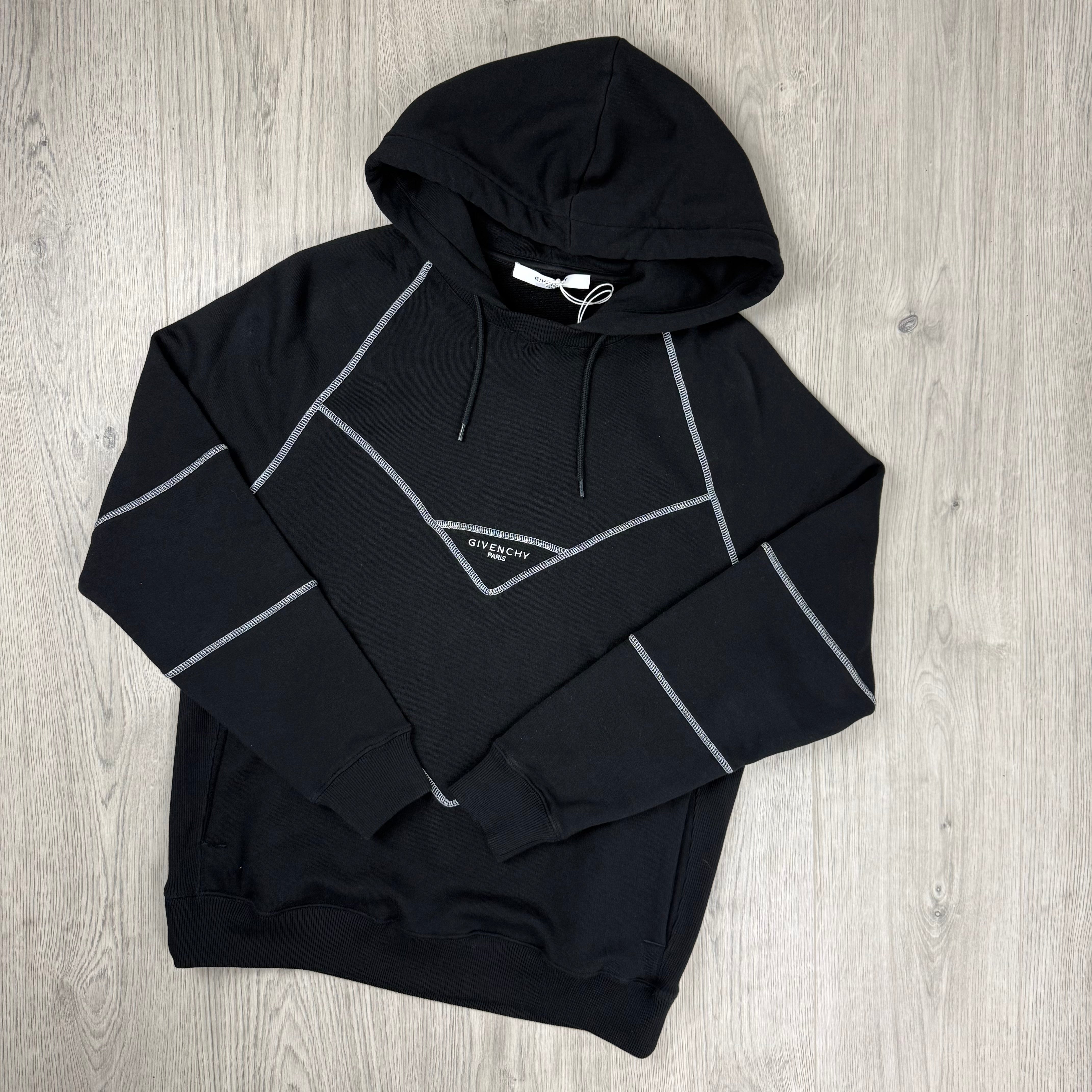 Givenchy Contrast Hoodie - Black