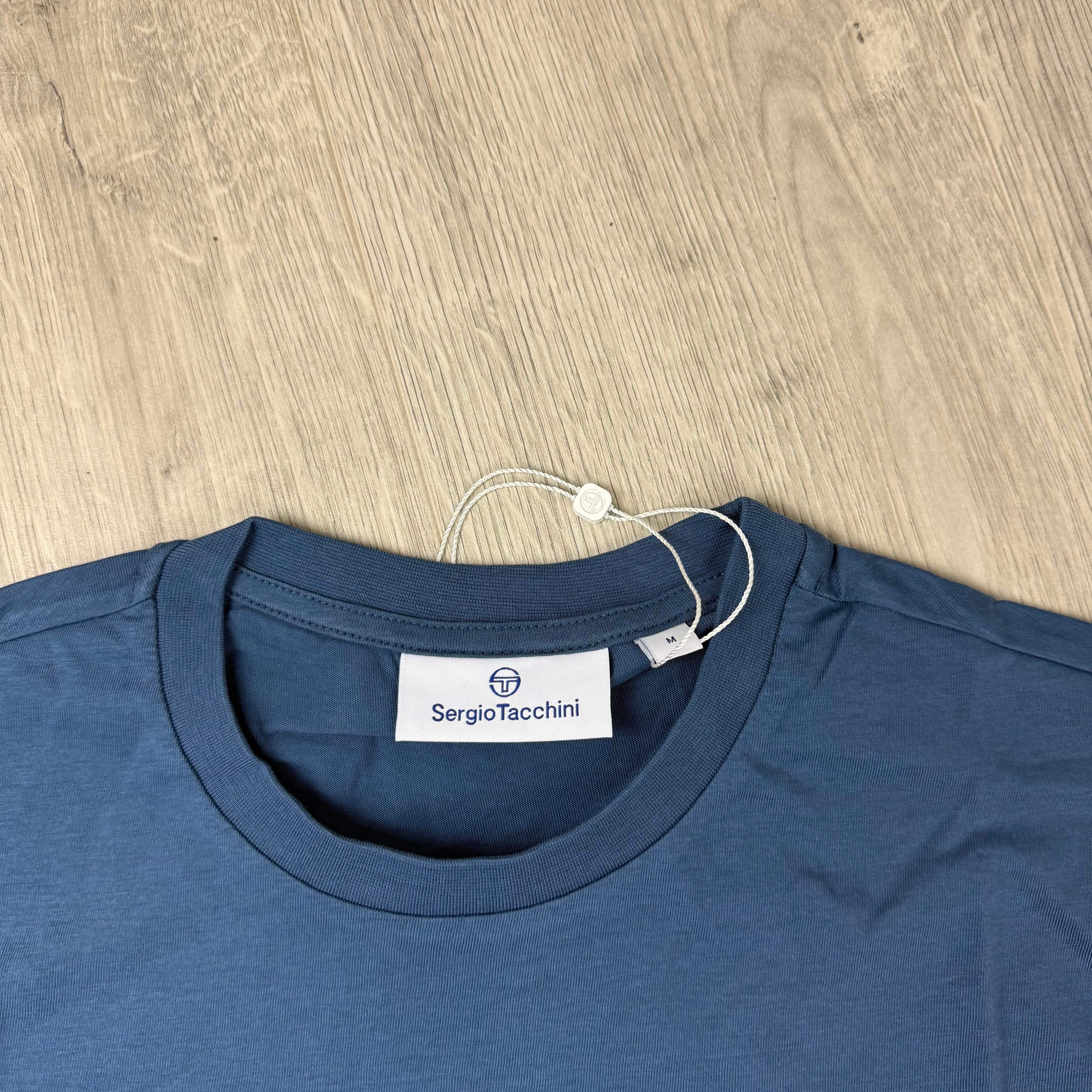 Sergio Tacchini 'Taormina Co' T-Shirt - Ensigne Blue