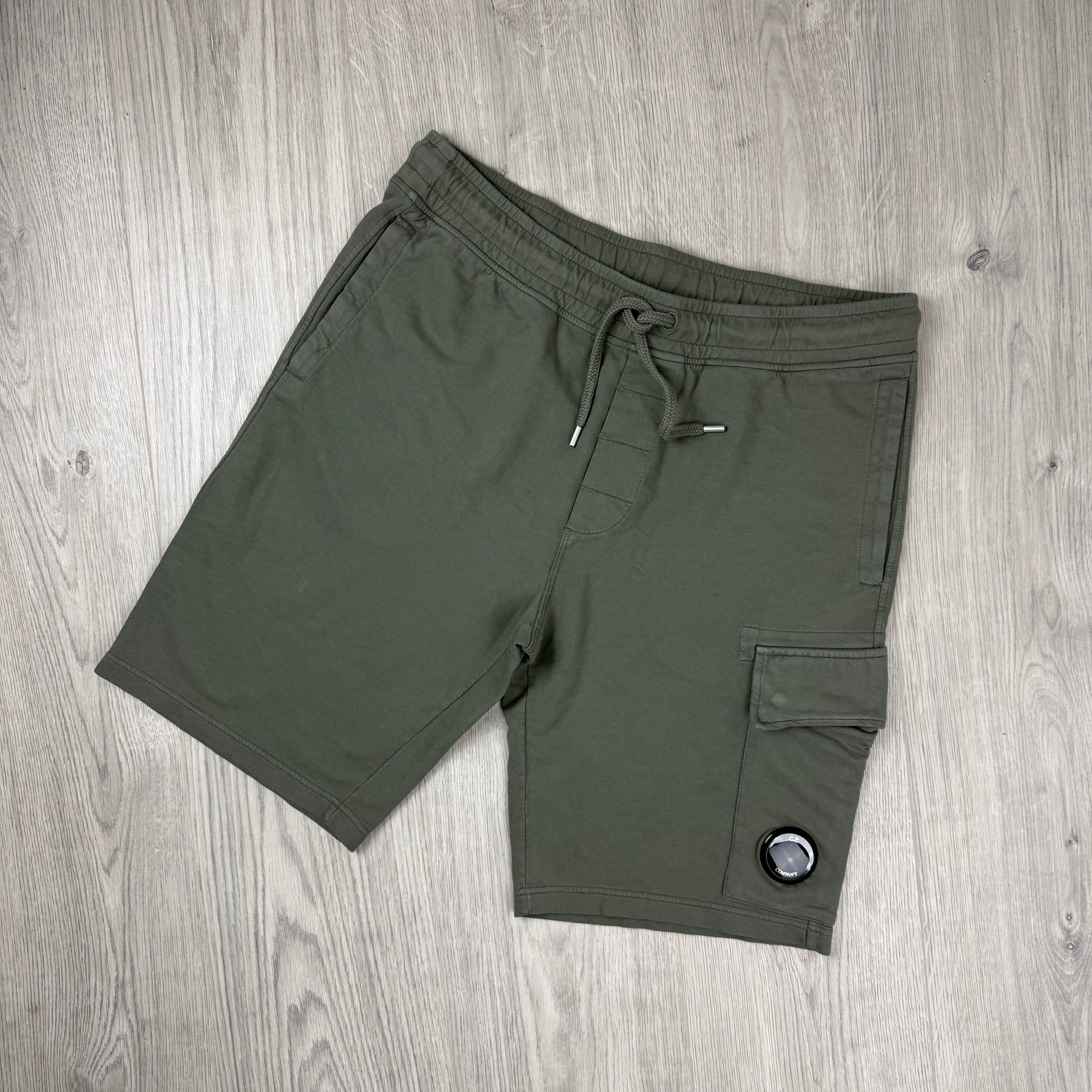 CP Company Jersey Shorts - Thyme