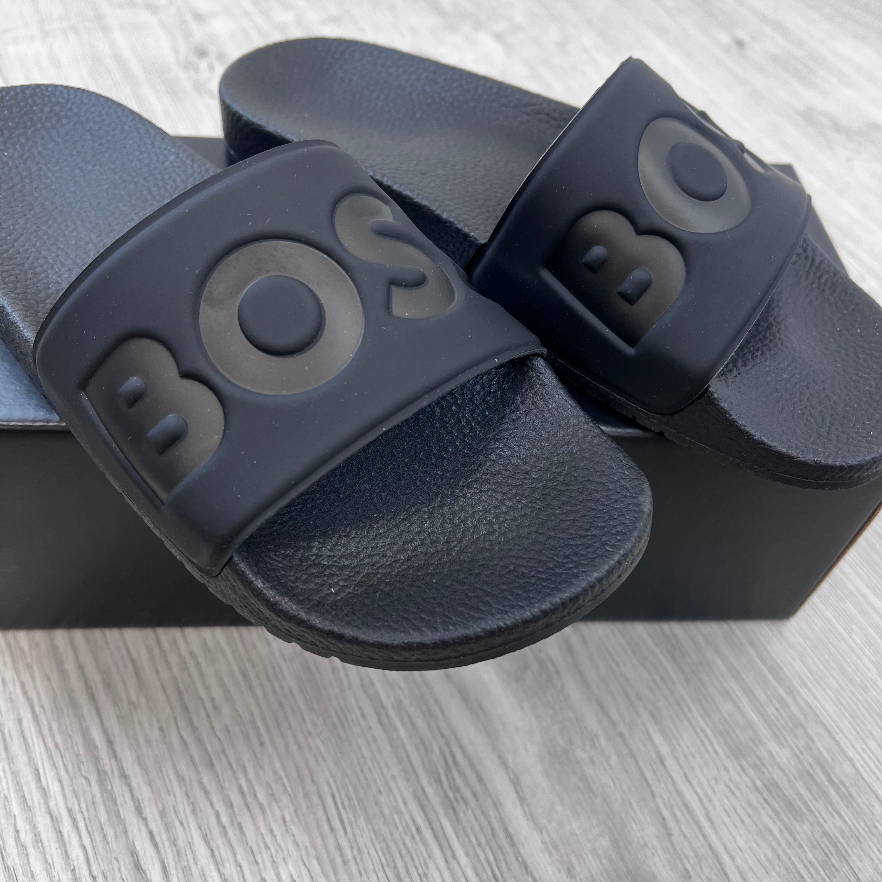 Hugo Boss Slides - Black