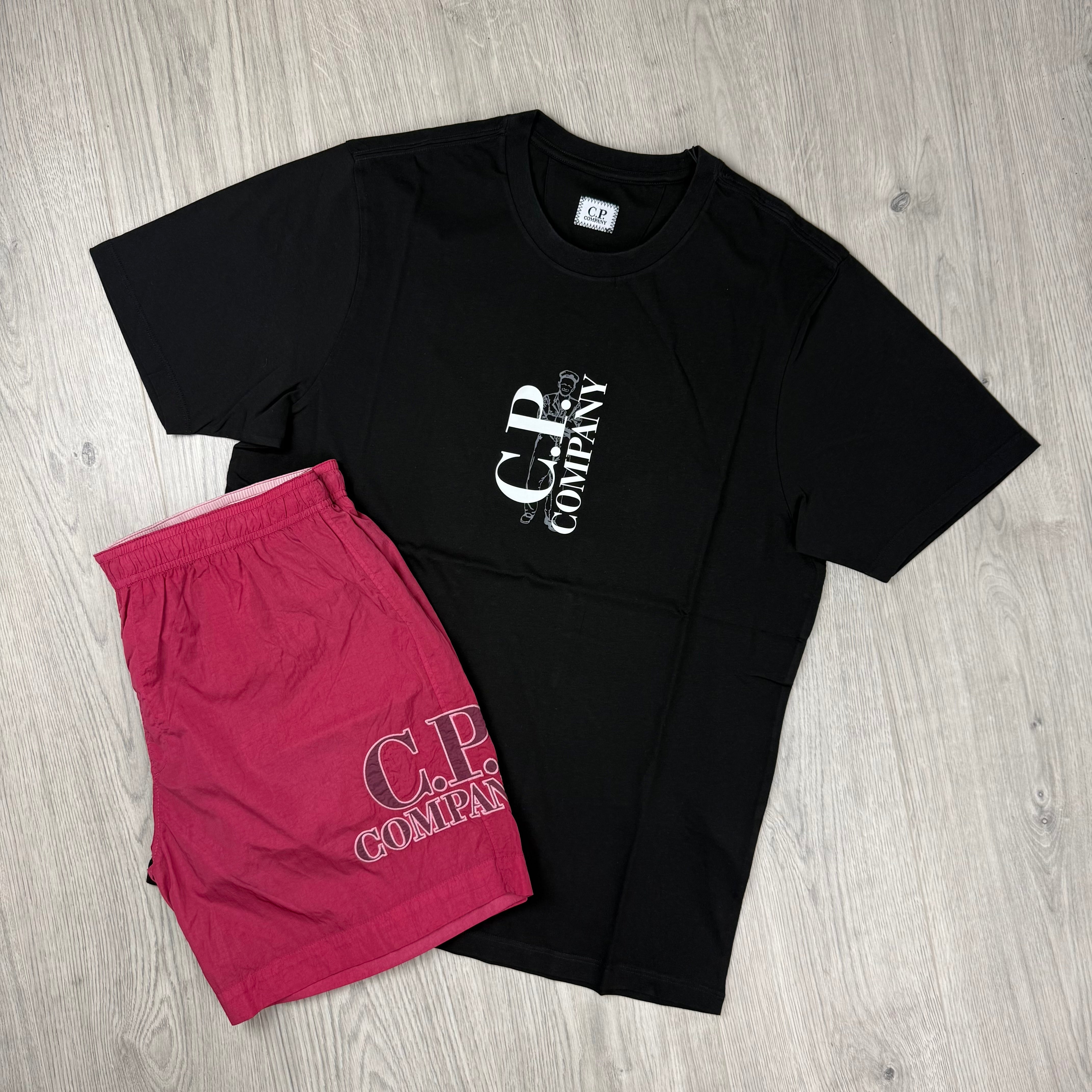 CP Company Holiday Set - Black/Red Bud