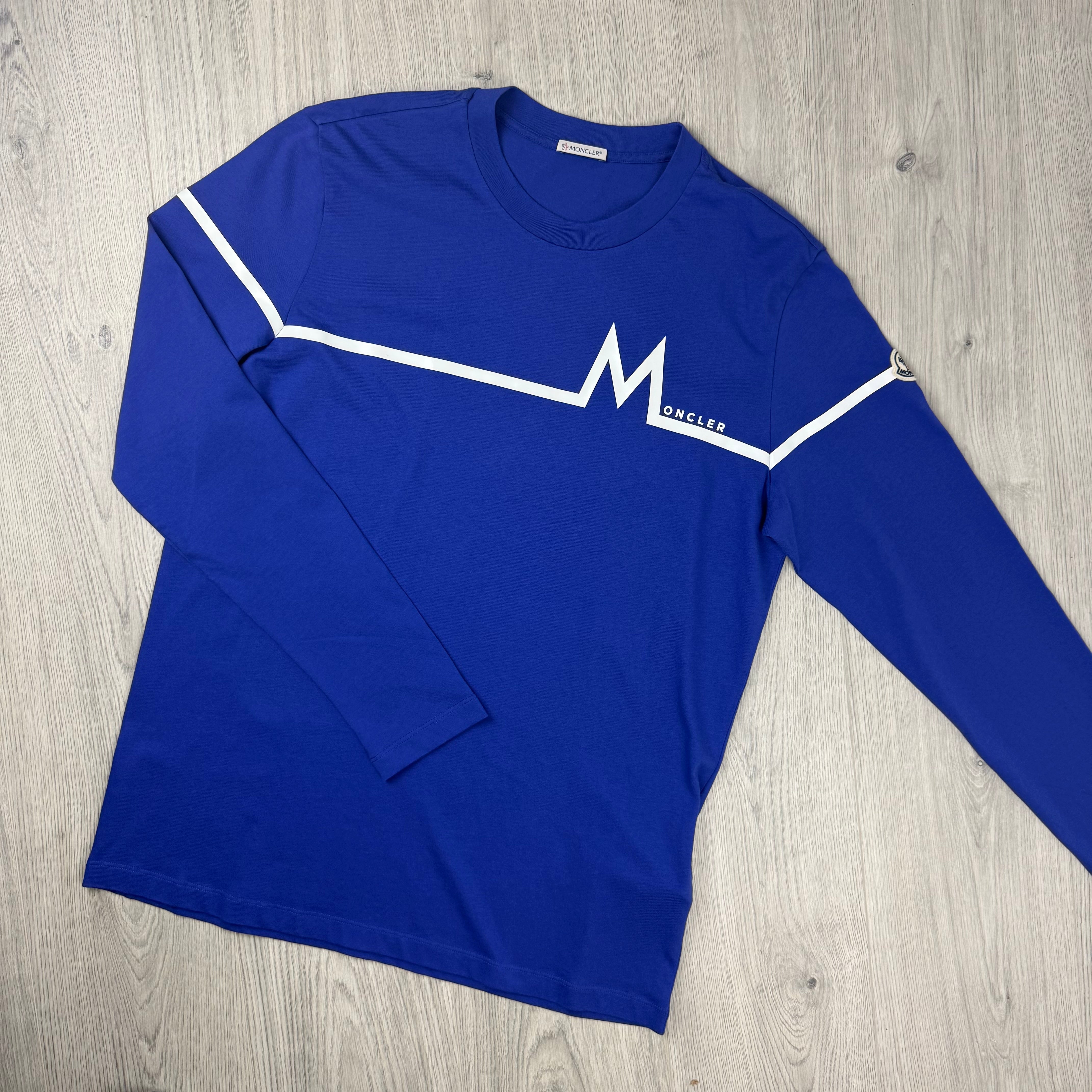Moncler Long Sleeve T-Shirt - Blue