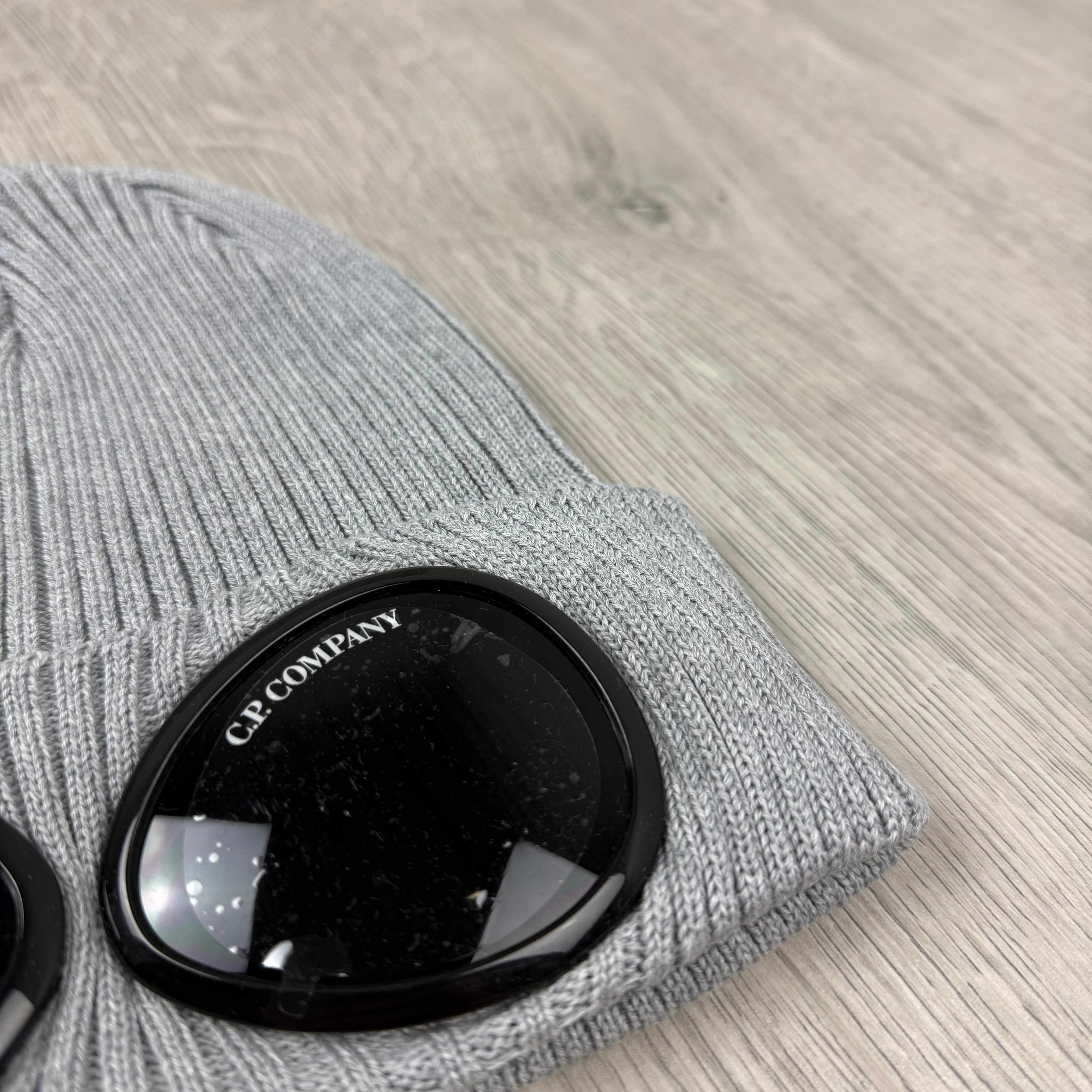 CP Company Goggle Beanie - Grey