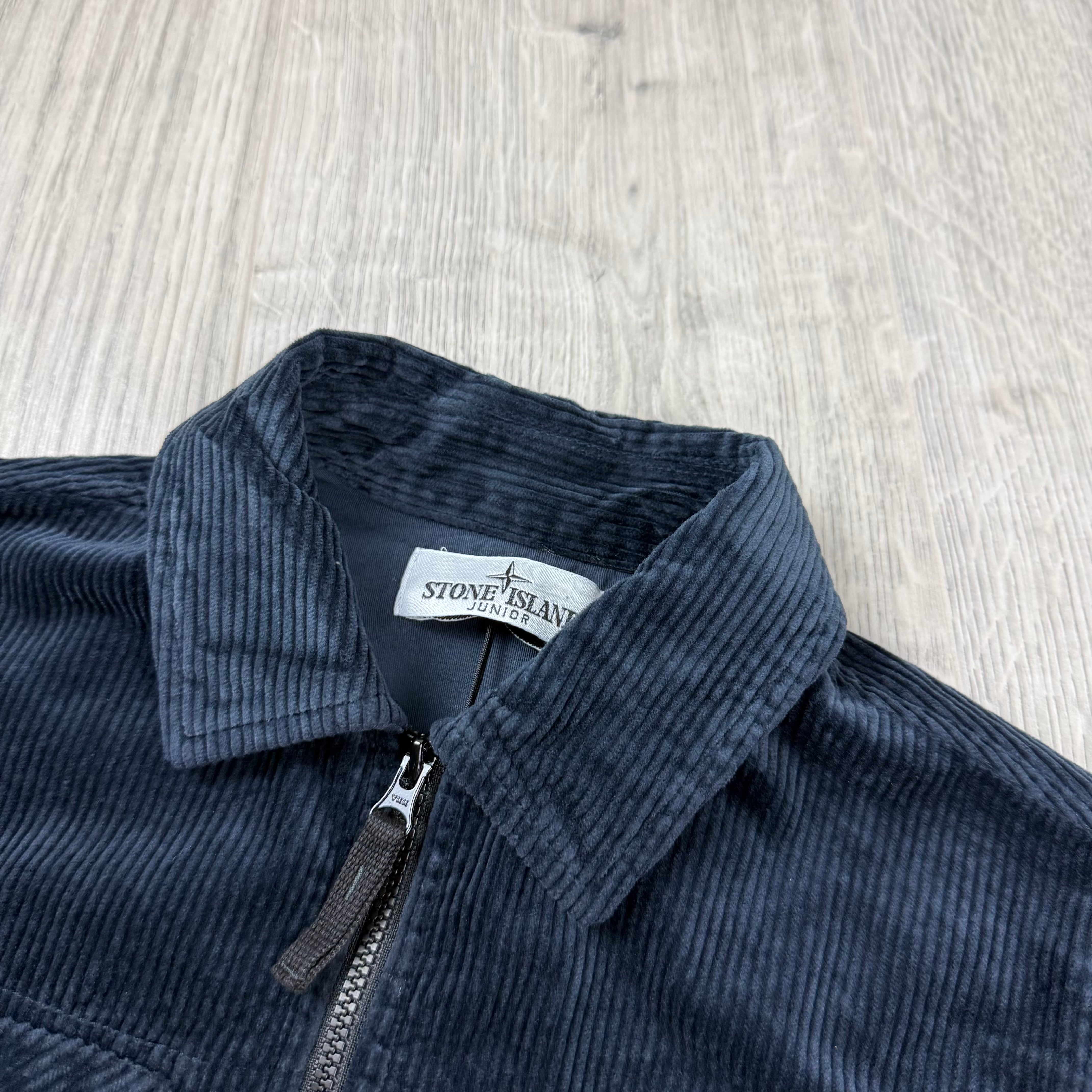 Stone Island Junior Corduroy Shirt - Navy