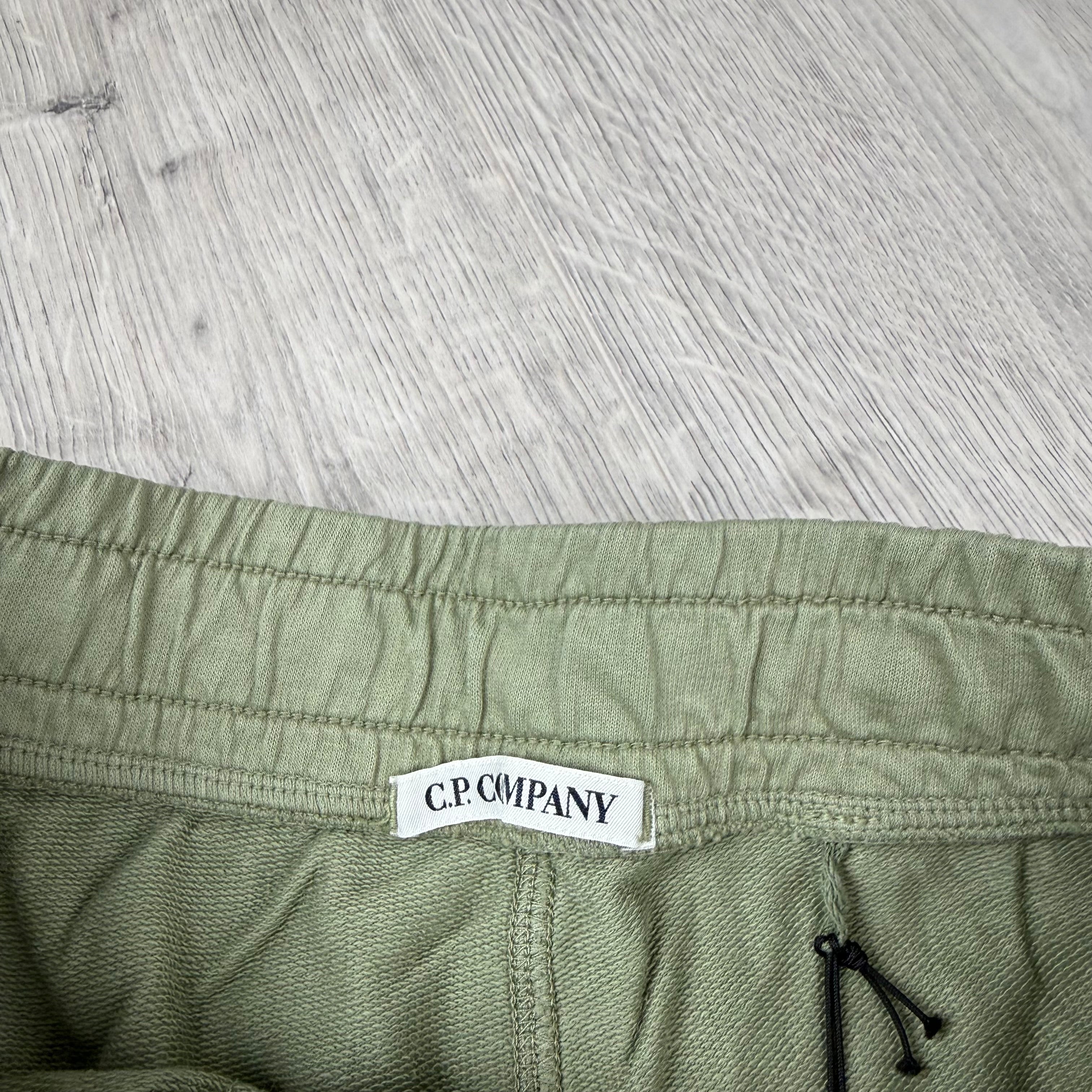 CP Company Jersey Shorts - Moss Gray