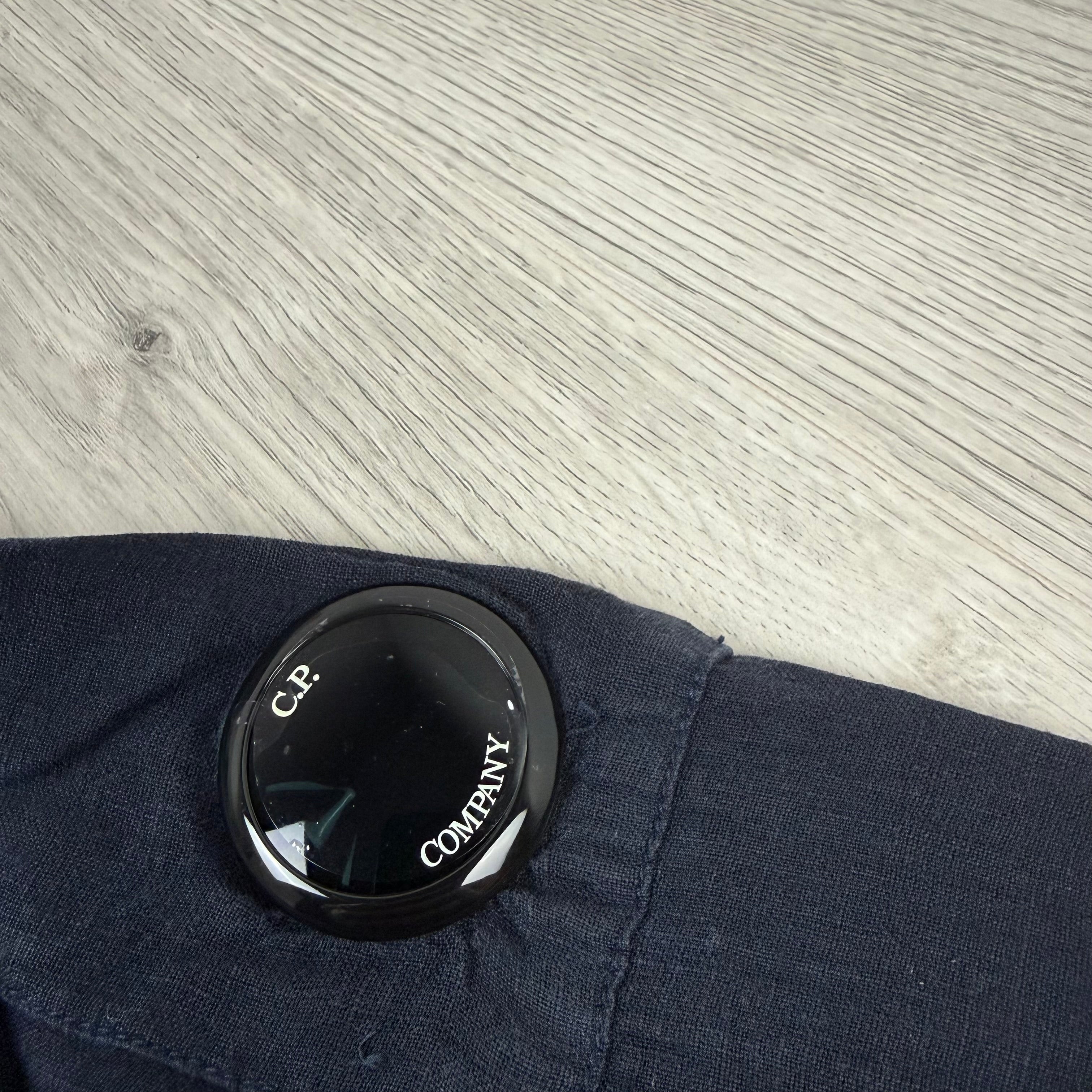 CP Company Linen Shirt - Navy