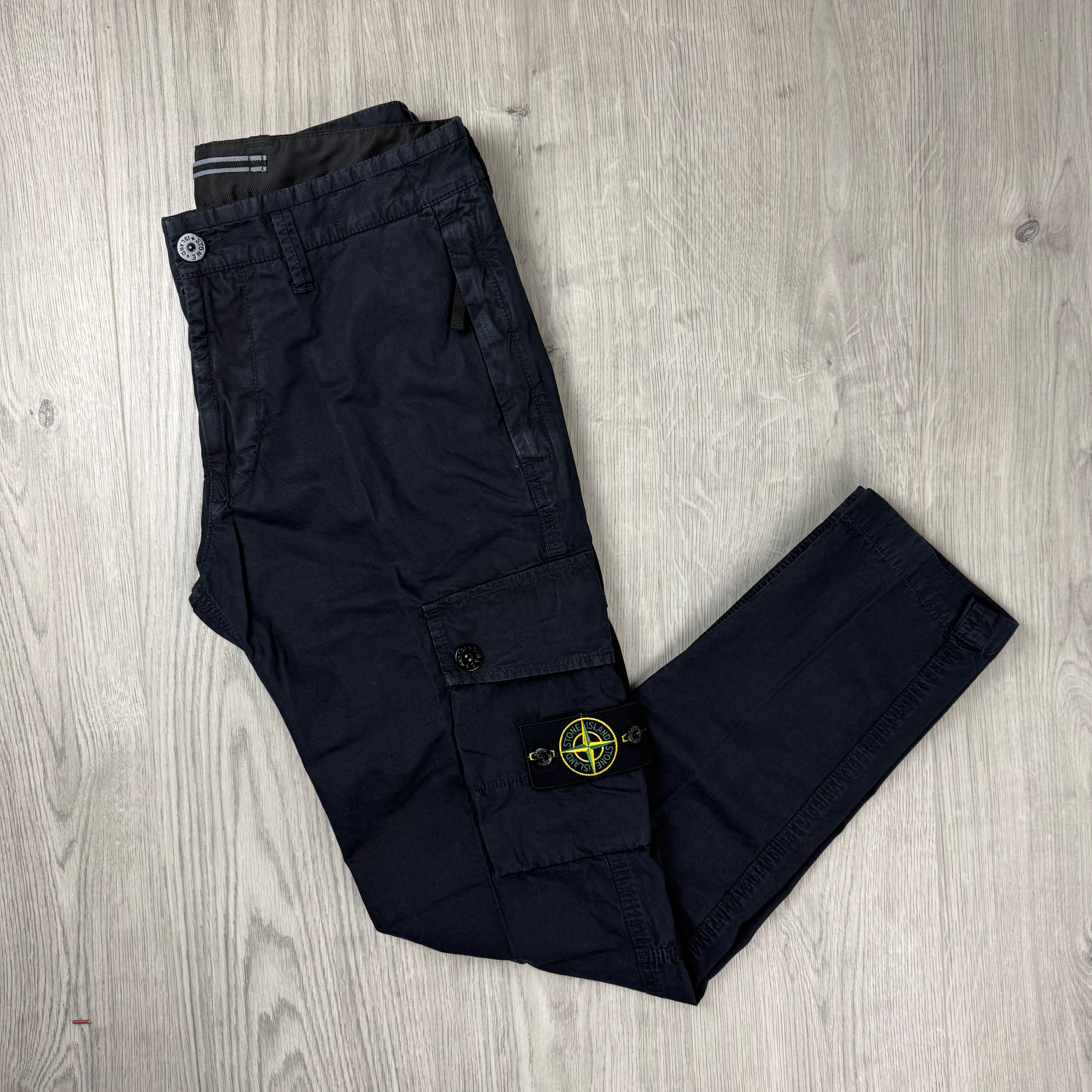 Stone Island Cargo Trousers - Navy