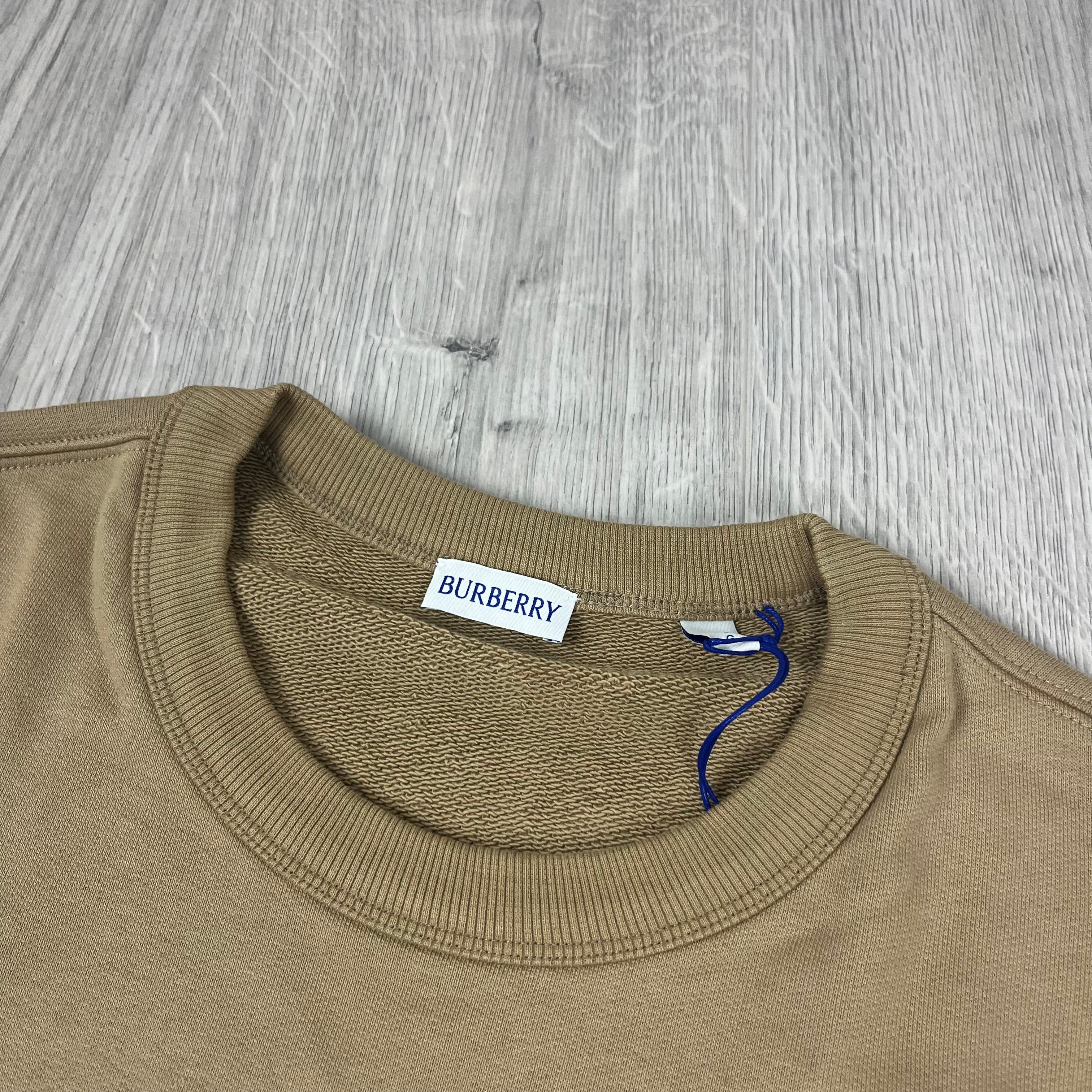 Burberry 'Fawson' Sweatshirt in Archive Beige. On sale at Open Attire.