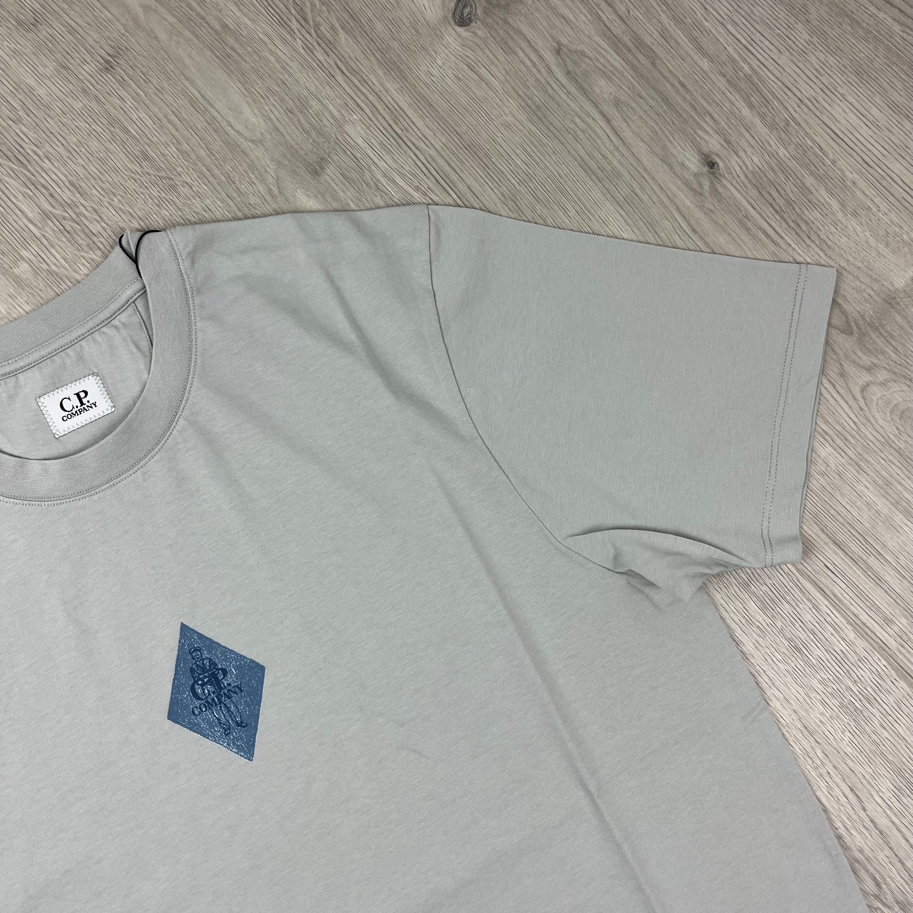 CP Company Sailor T-Shirt in Blue Fox. On sale at Open Attire.