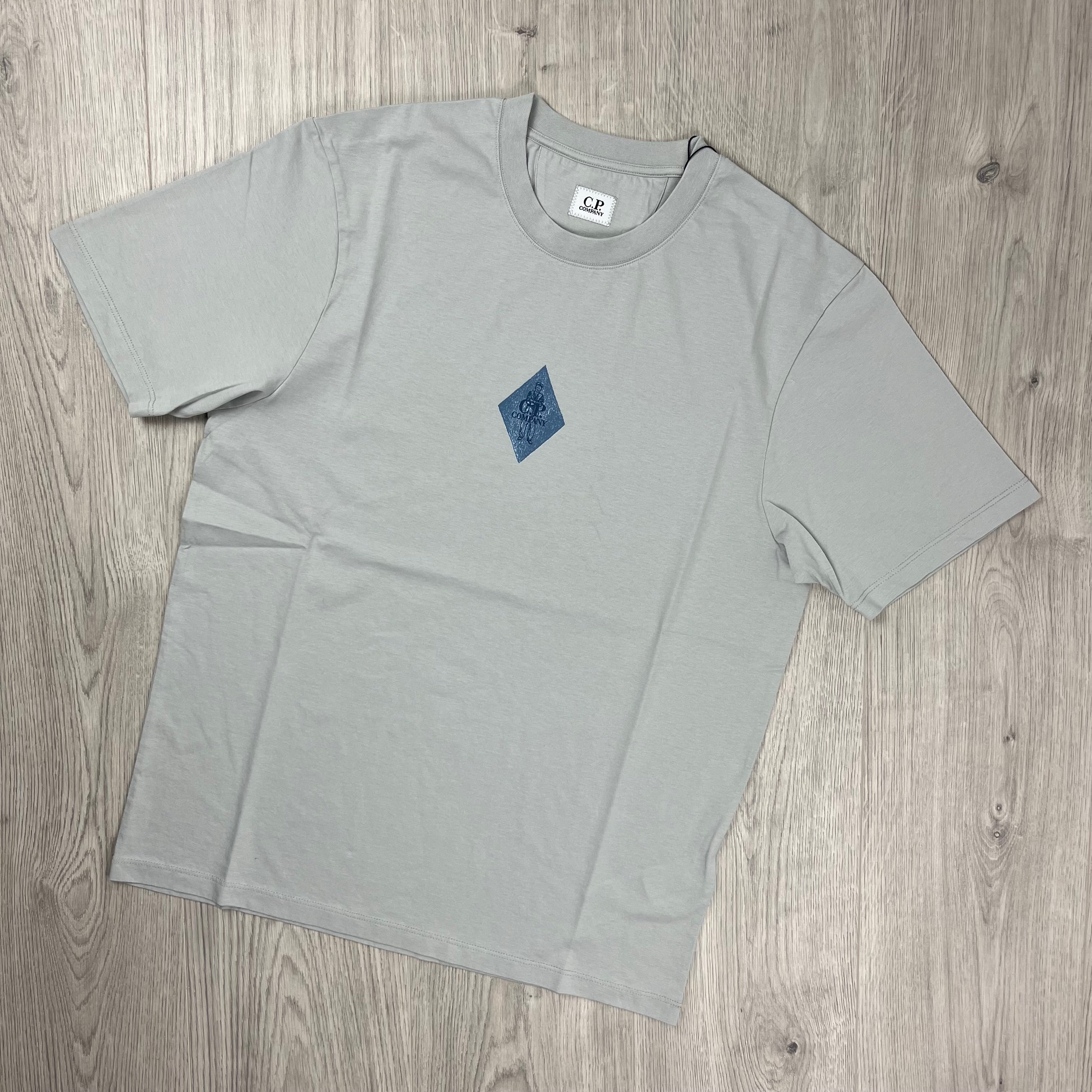 CP Company Sailor T-Shirt in Blue Fox. On sale at Open Attire.