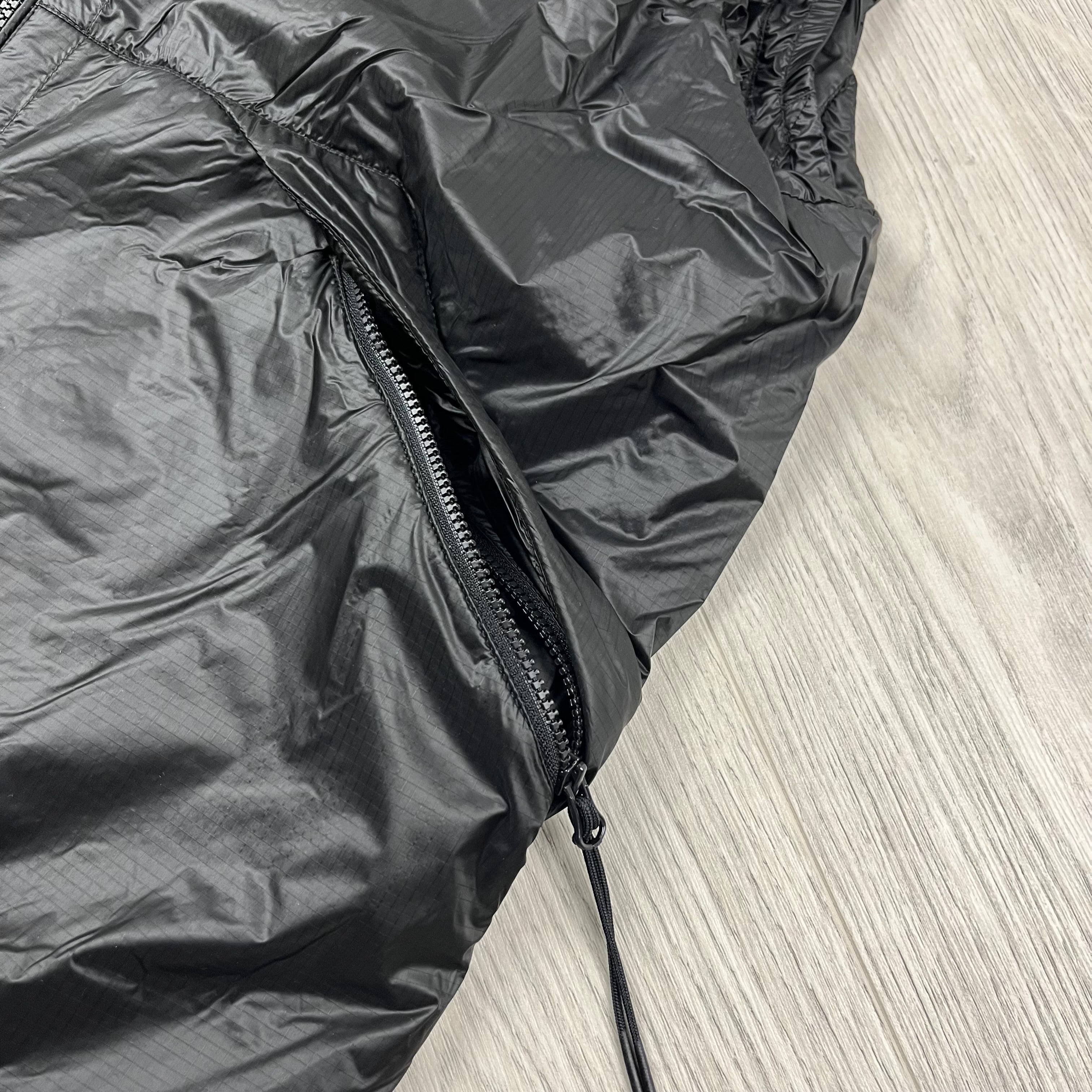 Men's CP Company Nada Shell Gilet in Black. On sale at Open Attire.