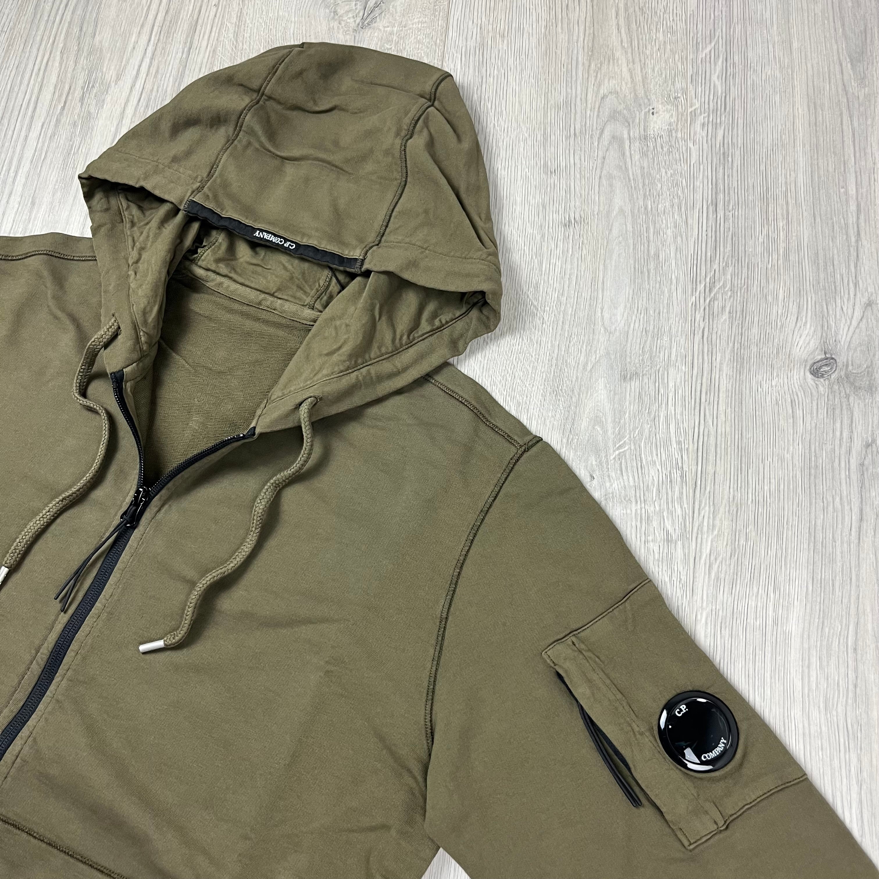 CP Company Light Fleece Tracksuit - Green/Black